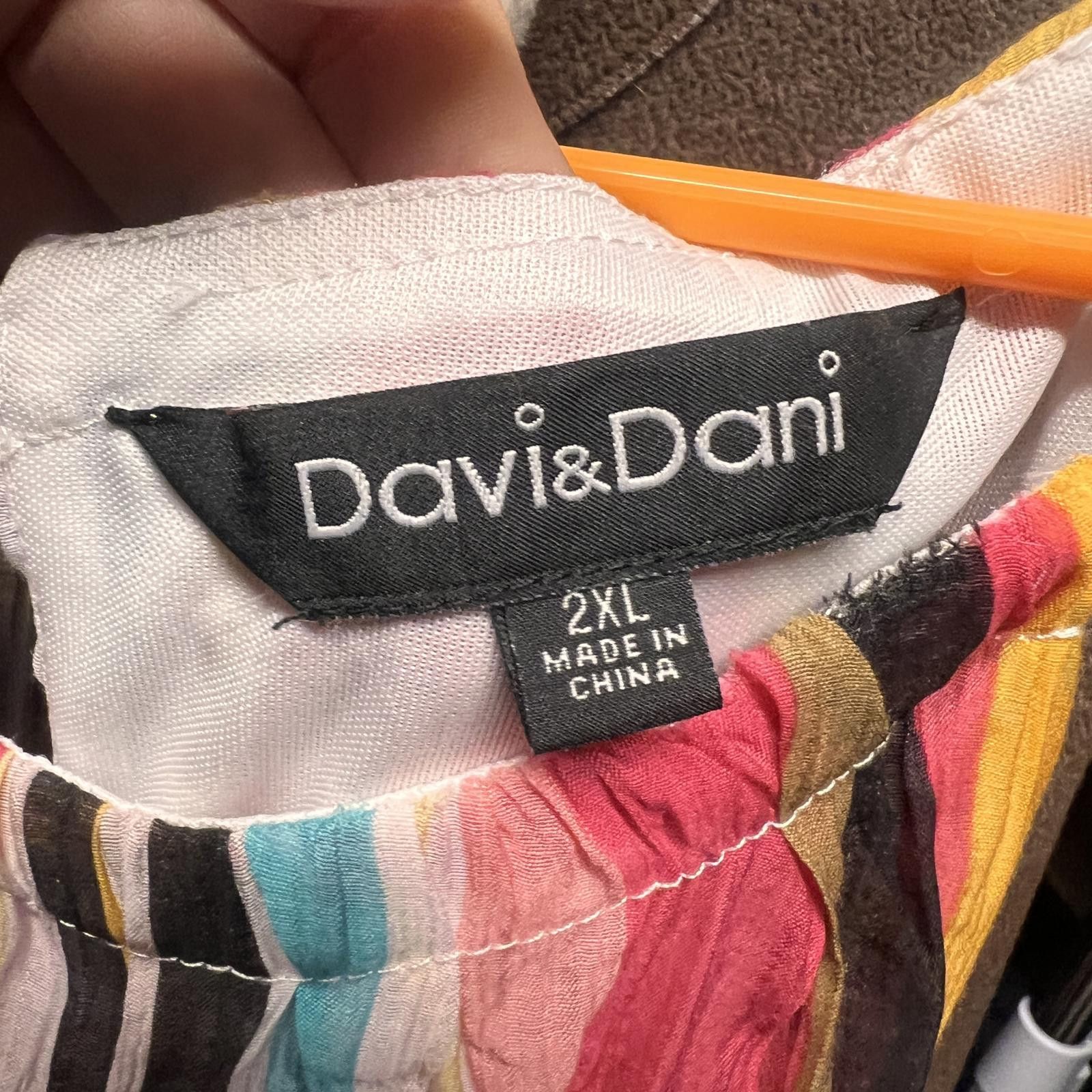 Other Davi & Dani Women's Multicolor Striped Jumpsuit Romper 2XL Size 42" / US 20 - 3 Thumbnail