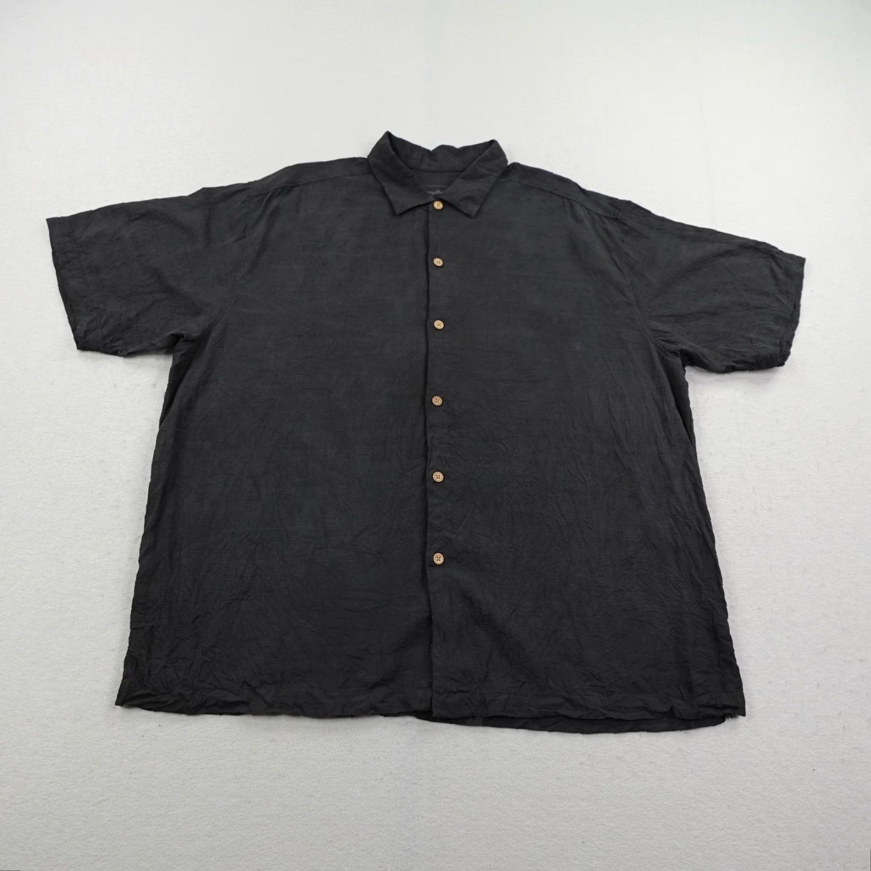 Tommy Bahama Tommy Bahama Shirt Mens 2XL Black Silk Motorcycle Races Embroidered Button Up Size US XL / EU 56 / 4 - 2 Thumbnail