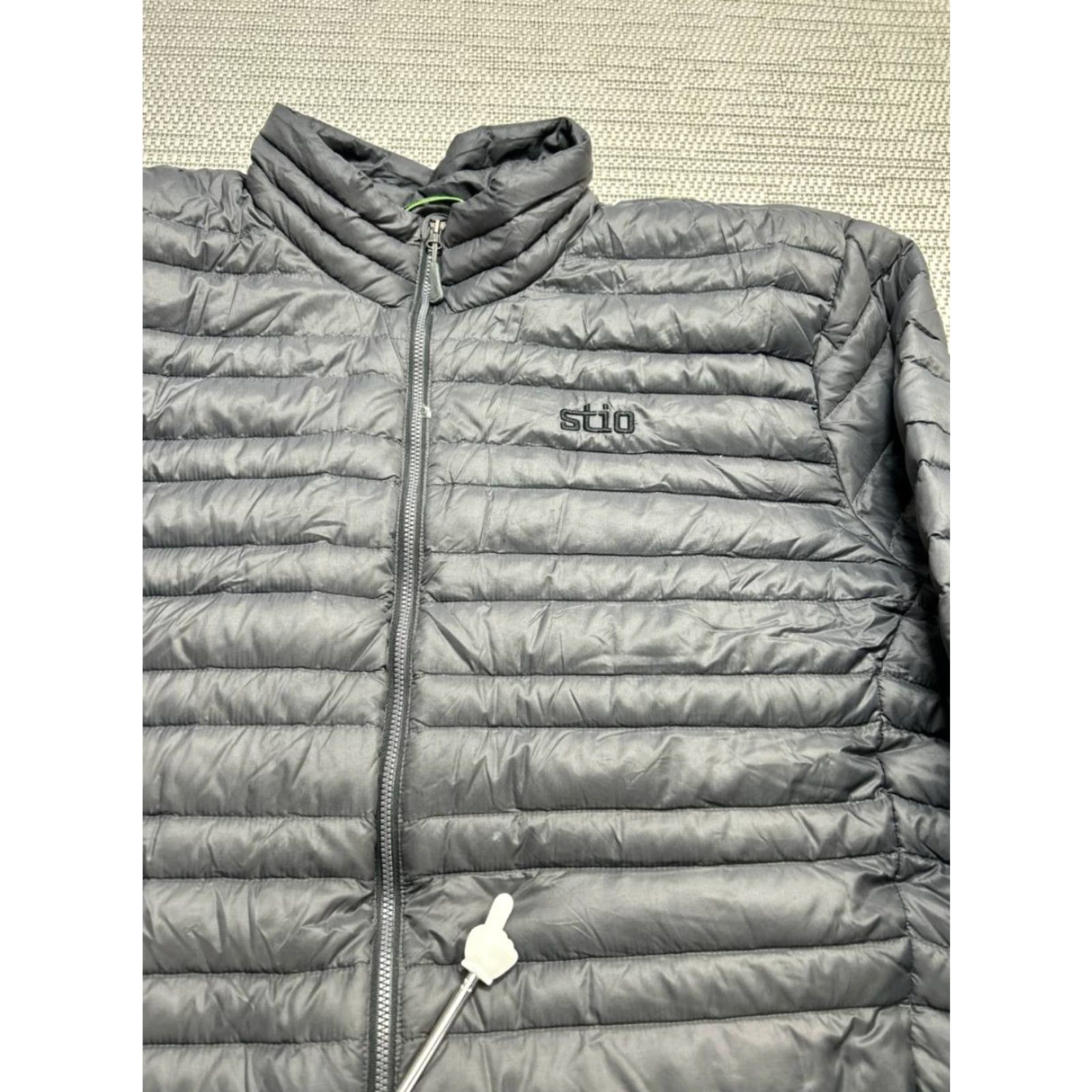 Vintage Stio Pinion Down Sweater Jacket Mens XXL Black Nylon Abrasion Resistant Full Zip Size US XXL / EU 58 / 5 - 7 Thumbnail