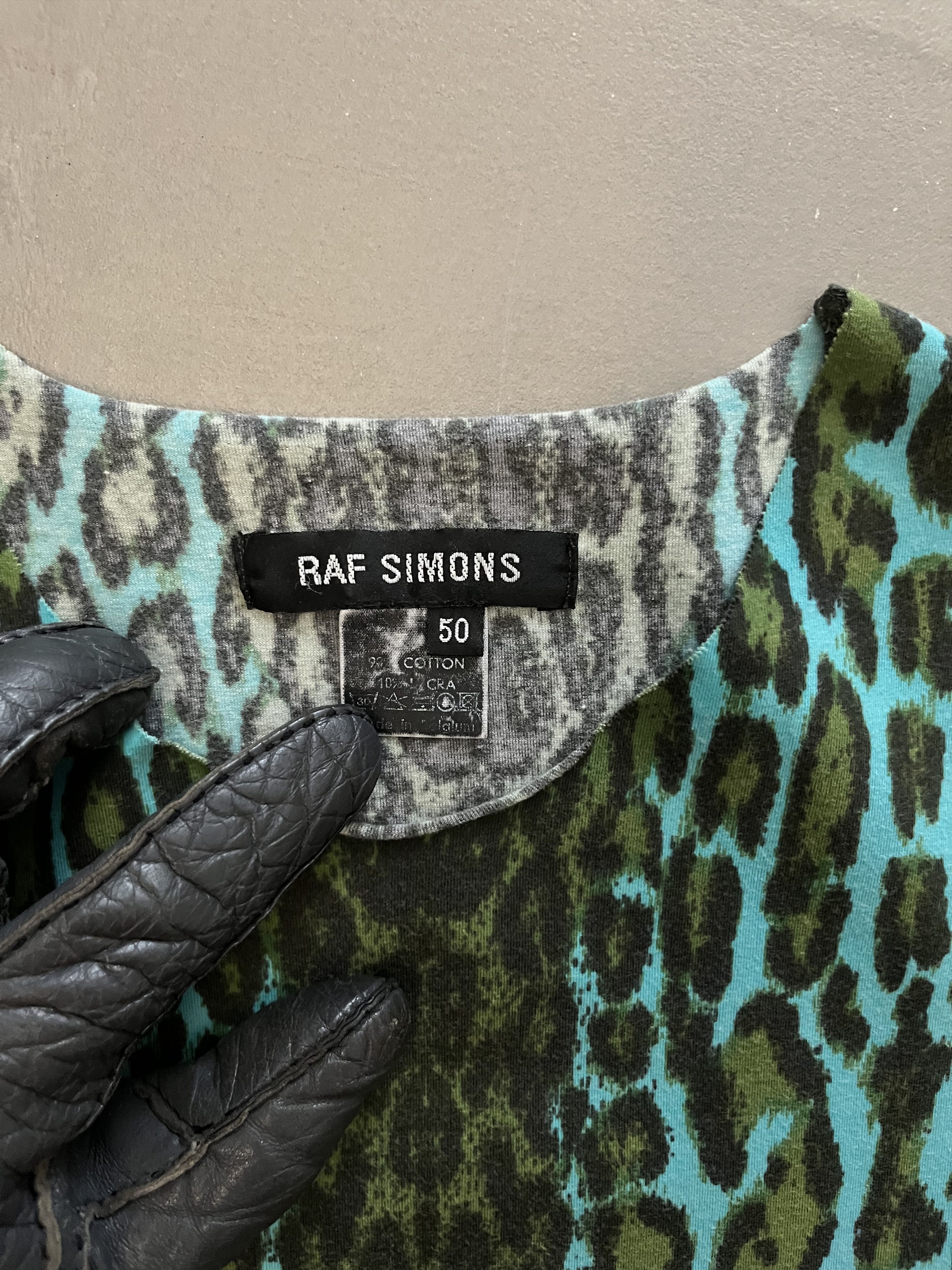 Raf Simons S/S 1999 leopard tank top Size US M / EU 48-50 / 2 - 2 Thumbnail