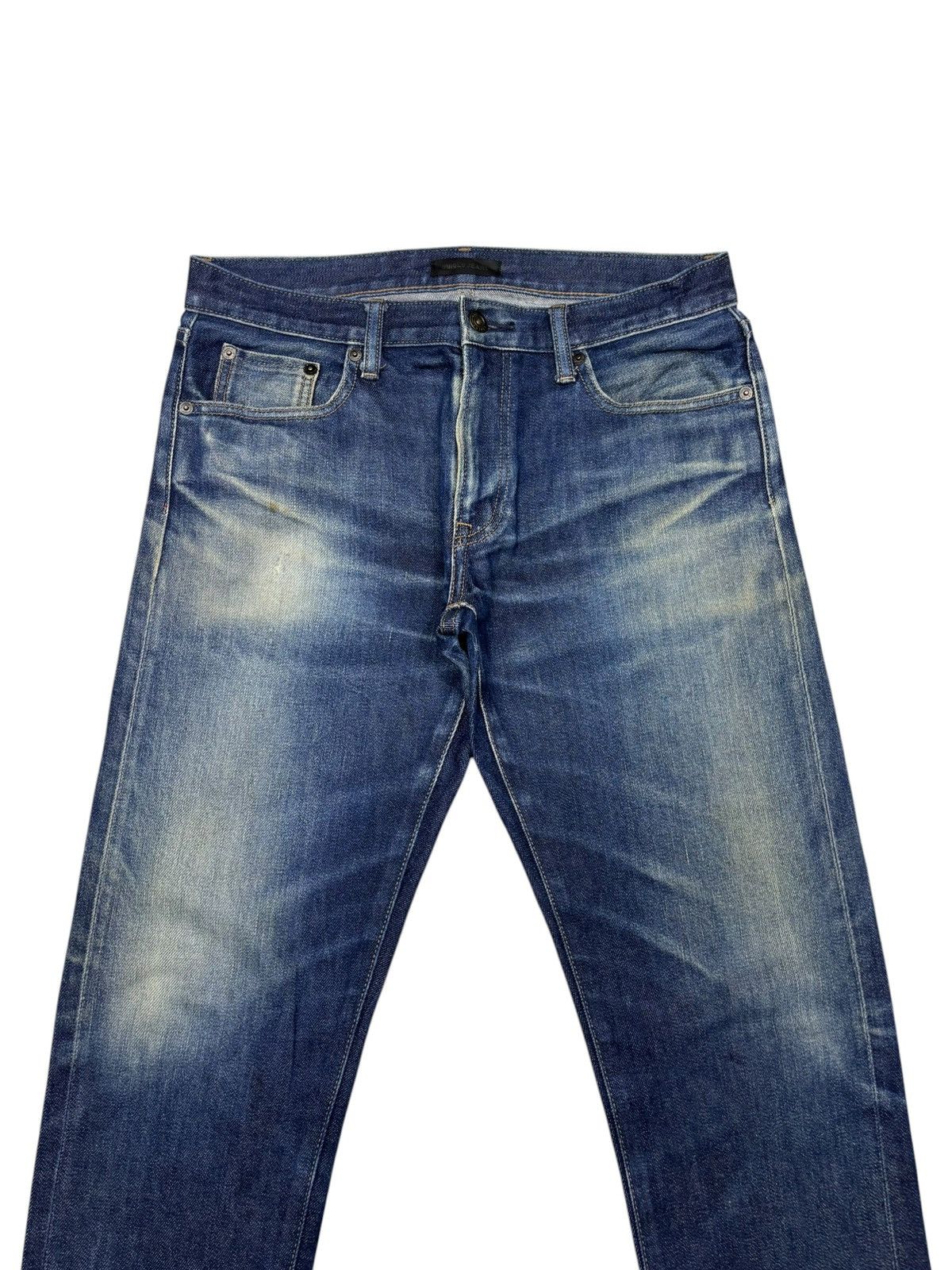 Undercover Vintage Uniqlo Mud Selvedge Distressed Denim Jeans Size US 32 / EU 48 - 6 Thumbnail