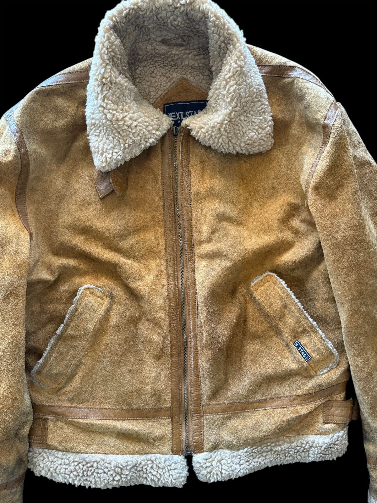 Schott JAPAN BRAND NEXT STAGE SUEDE LEATHER JACKET B3 JACKET STYLE Size US M / EU 48-50 / 2 - 3 Thumbnail