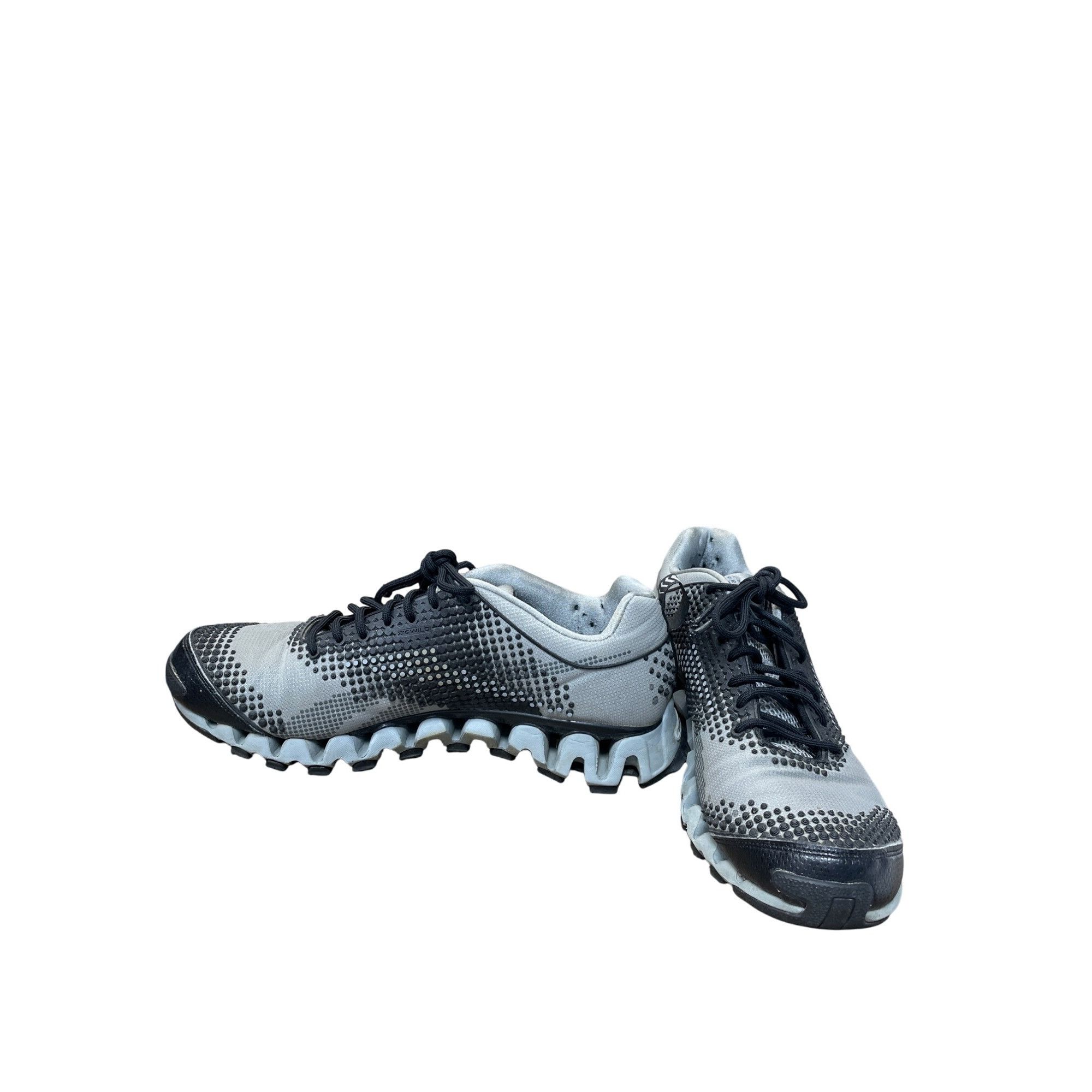 Reebok Reebok Zig Tech 2.0 Mens gray black running shoes sneakers Size US 12 / EU 45 - 2 Thumbnail