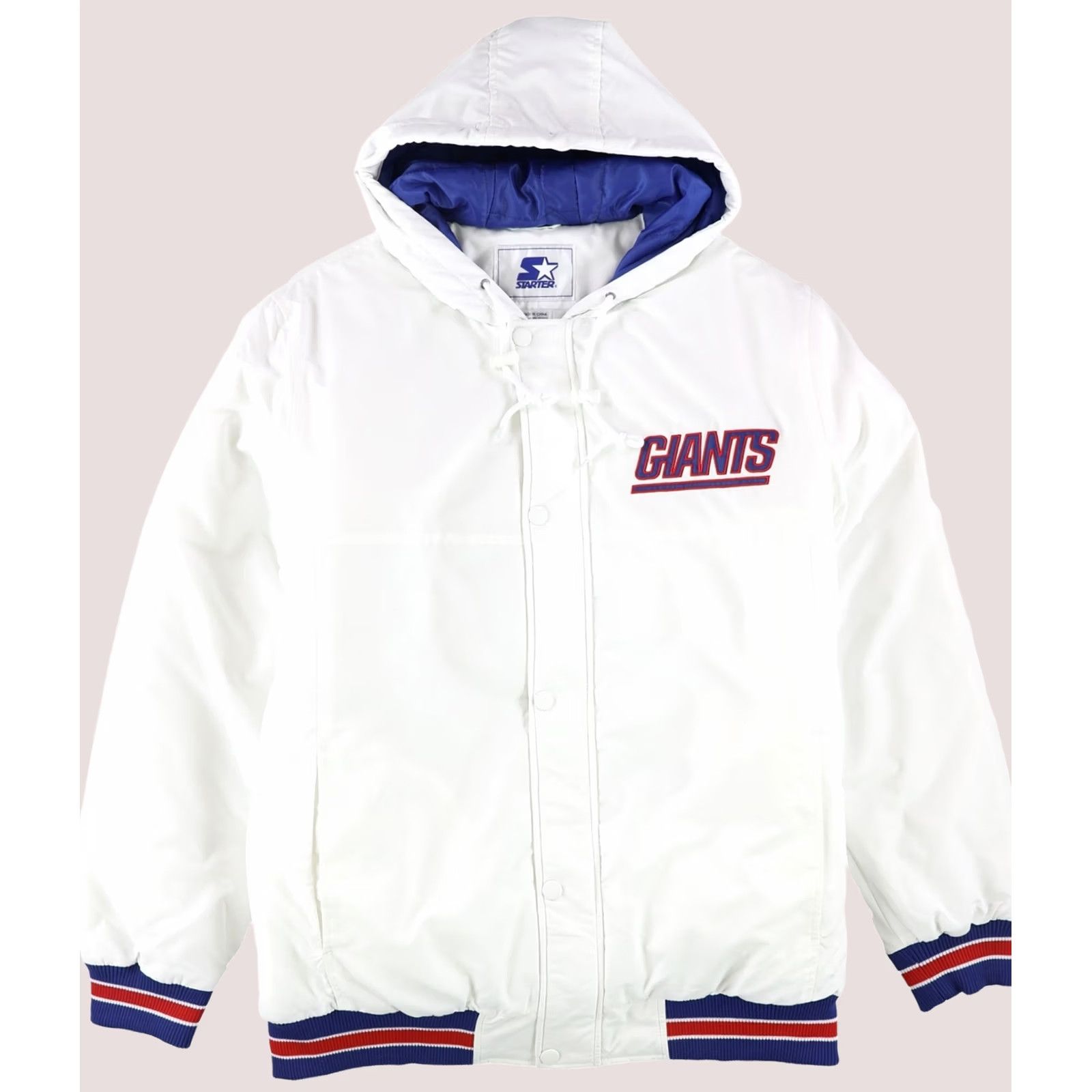Starter STARTER Mens New York Giants Jacket L gia White Size US L / EU 52-54 / 3 - 1 Thumbnail