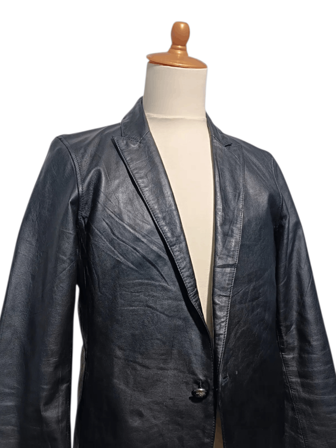 Vanquish Vanquish Genuine Leather Blazer Jacket One Button Size US M / EU 48-50 / 2 - 4 Thumbnail