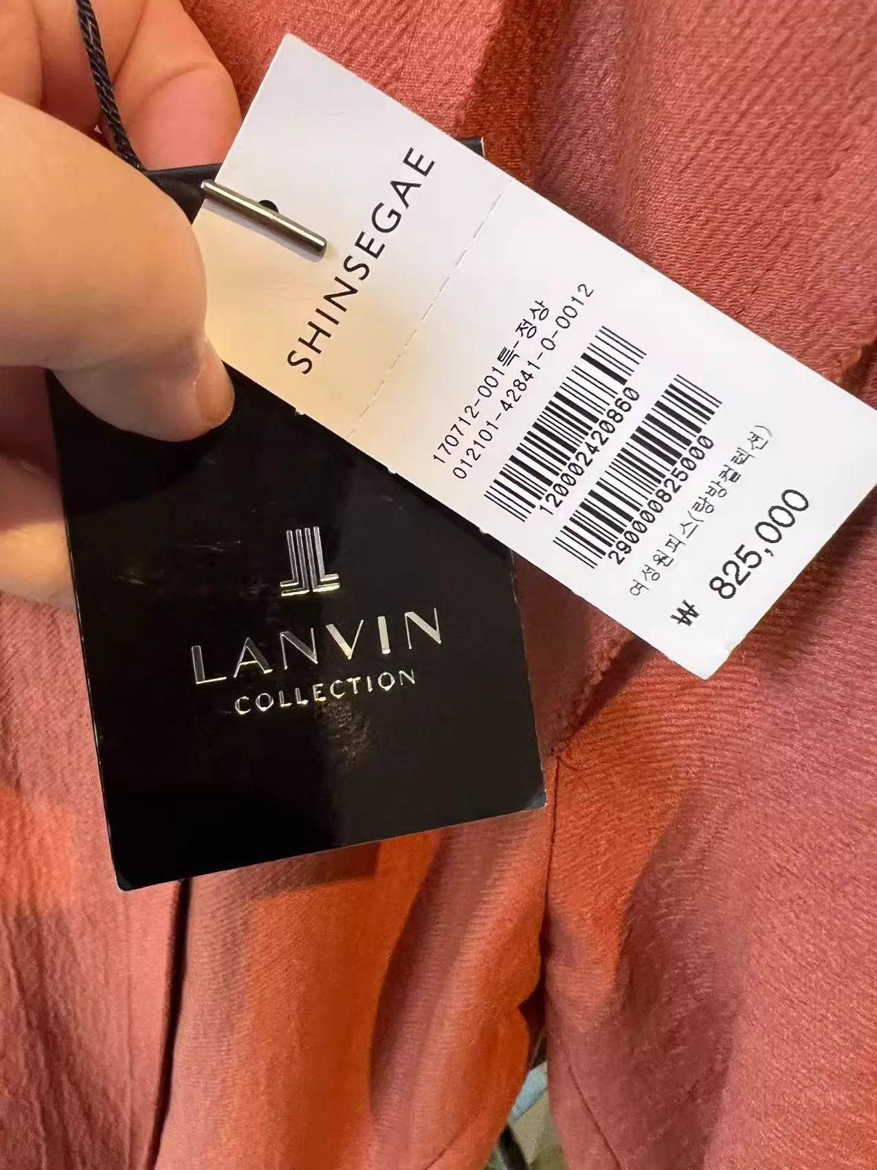 Lanvin LANVIN tangerine cotton-linen blend dress 88 XXL Size XXL / US 16-18 / IT 52-54 - 4 Thumbnail