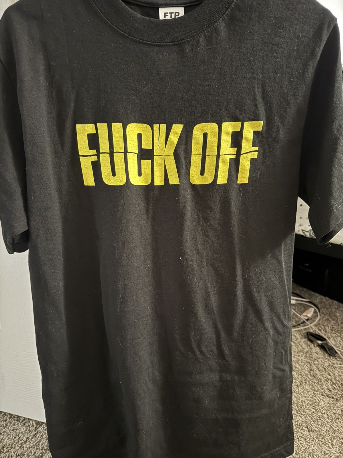 Fuck The Population “FUCK OFF” FTP Shirt Size US M / EU 48-50 / 2 - 3 Thumbnail