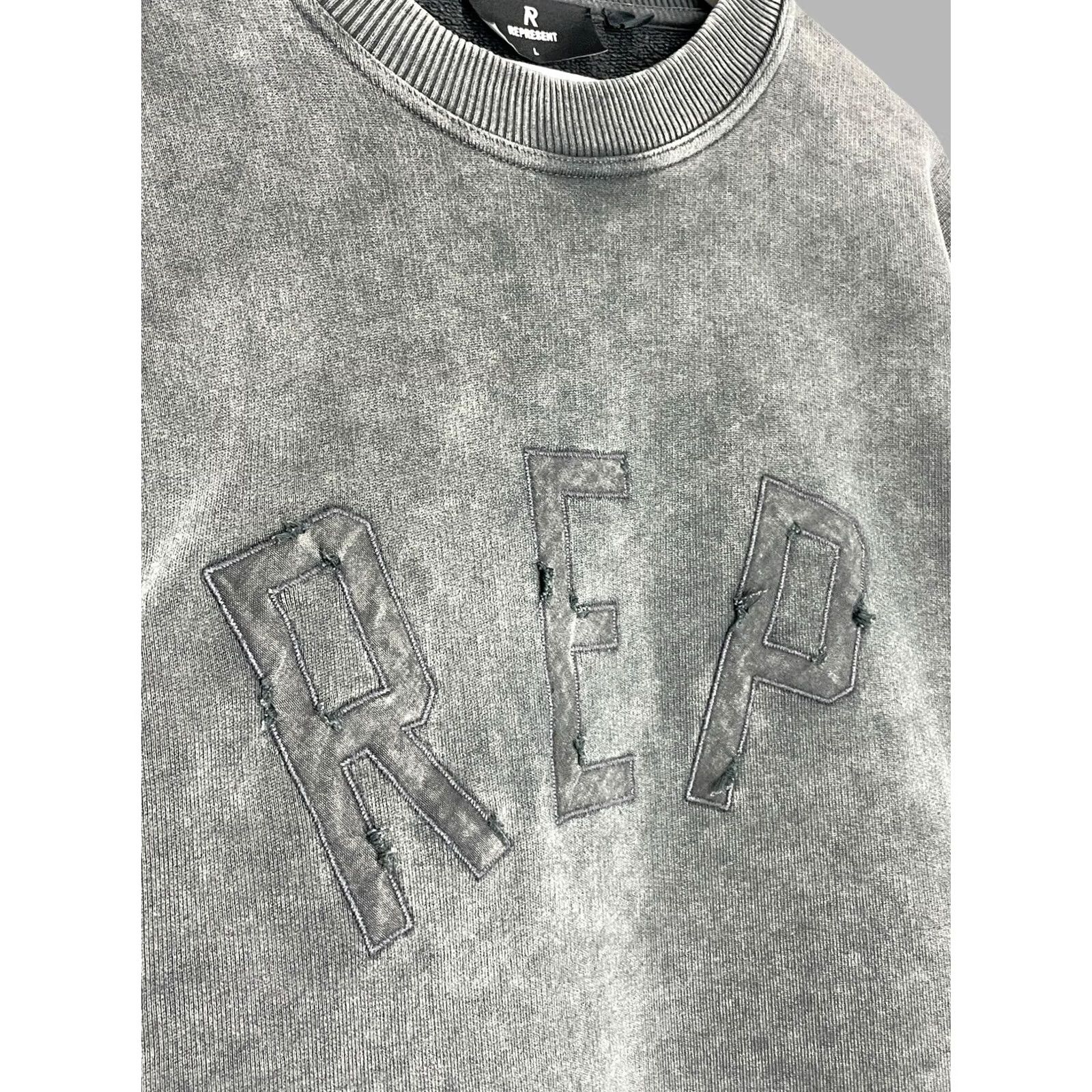 Vintage Represent Sweatshirt Black Oversized Crew Neck L Men Size US L / EU 52-54 / 3 - 5 Thumbnail
