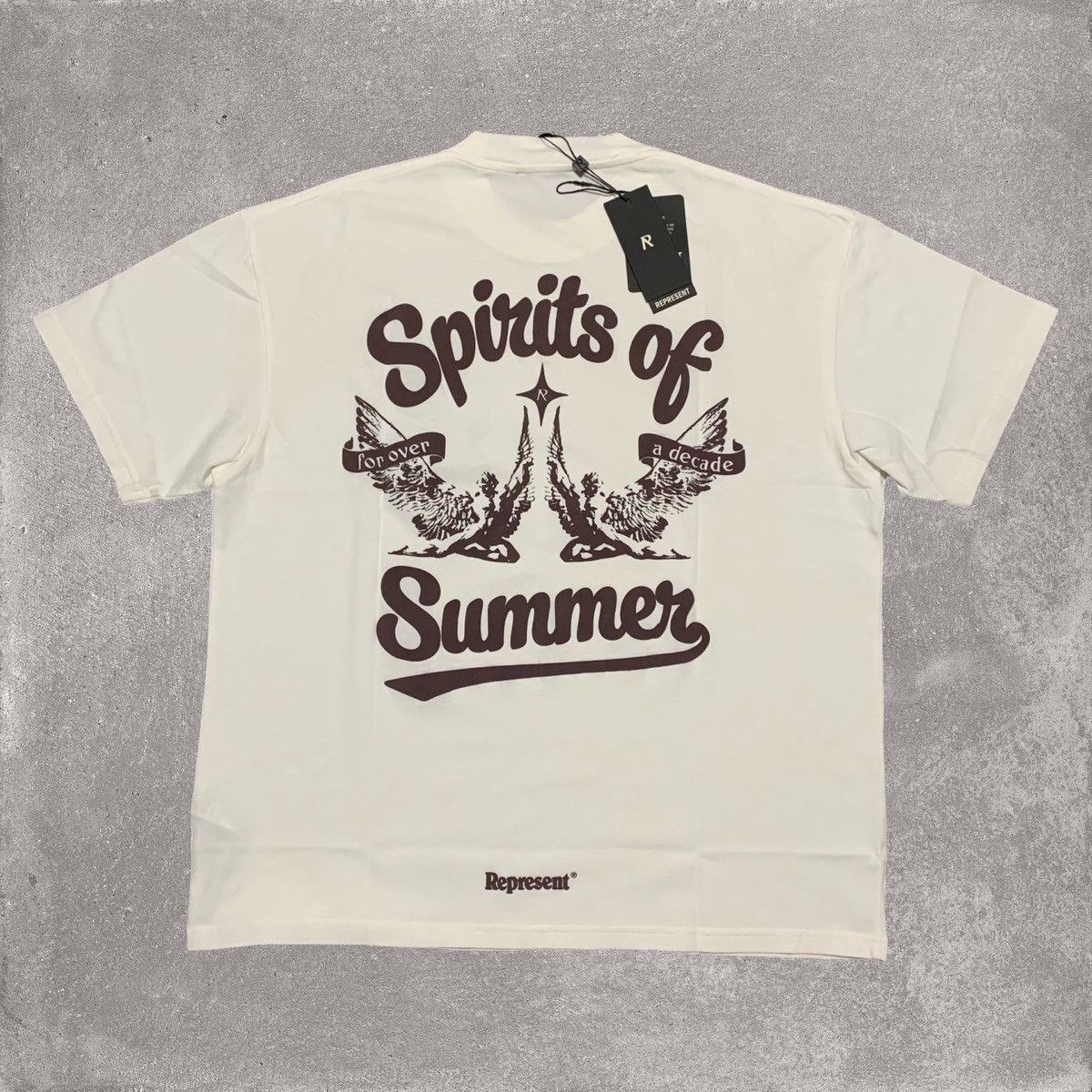 Represent Clo. Represent Large Spirits Of Summer Flat White Tee Size US L / EU 52-54 / 3 - 1 Thumbnail