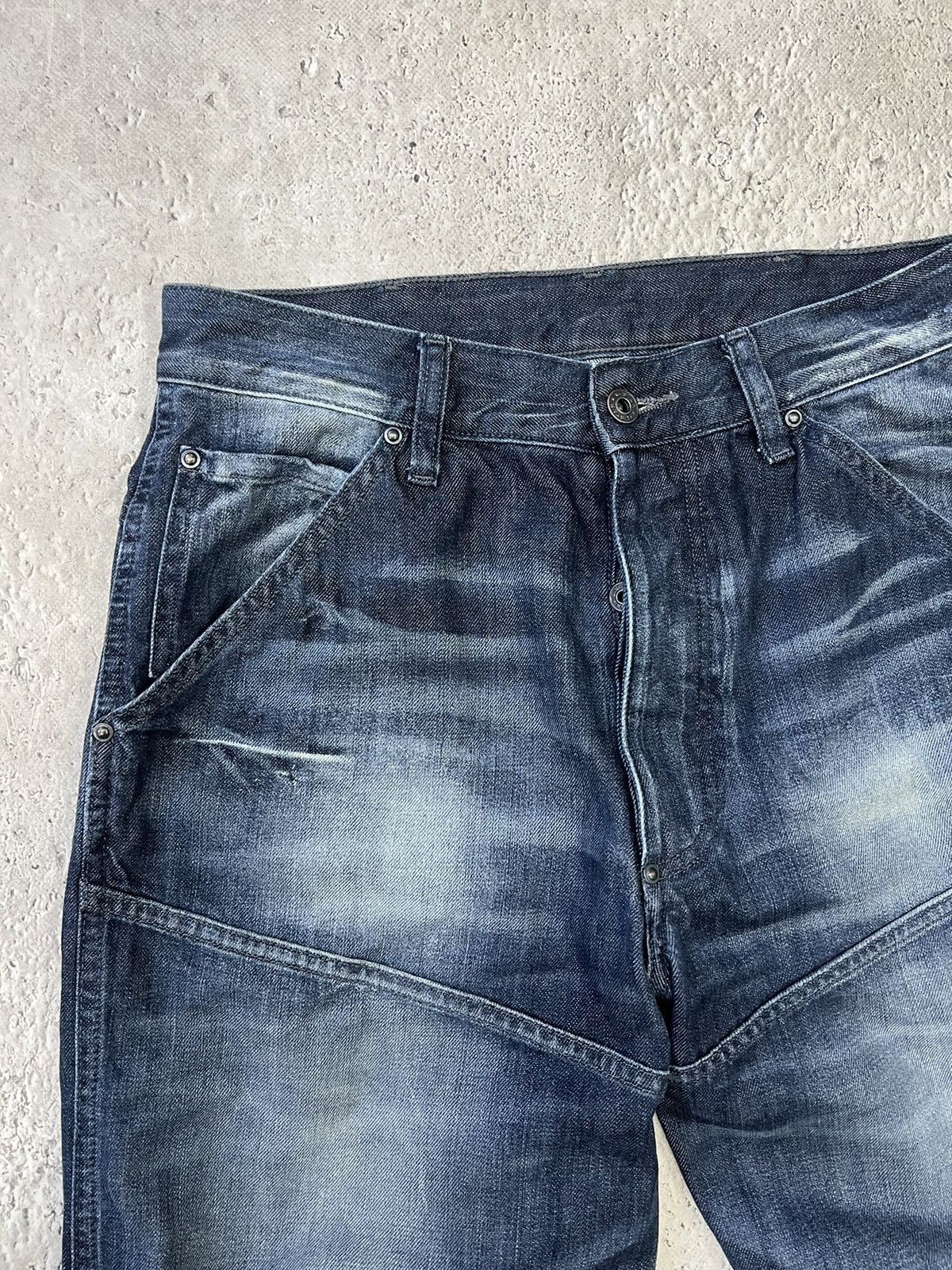 G-Star × Japanese Brand Vintage pants G Star Raw y2k denim flared baggy Cargo Size US 31 - 6 Thumbnail