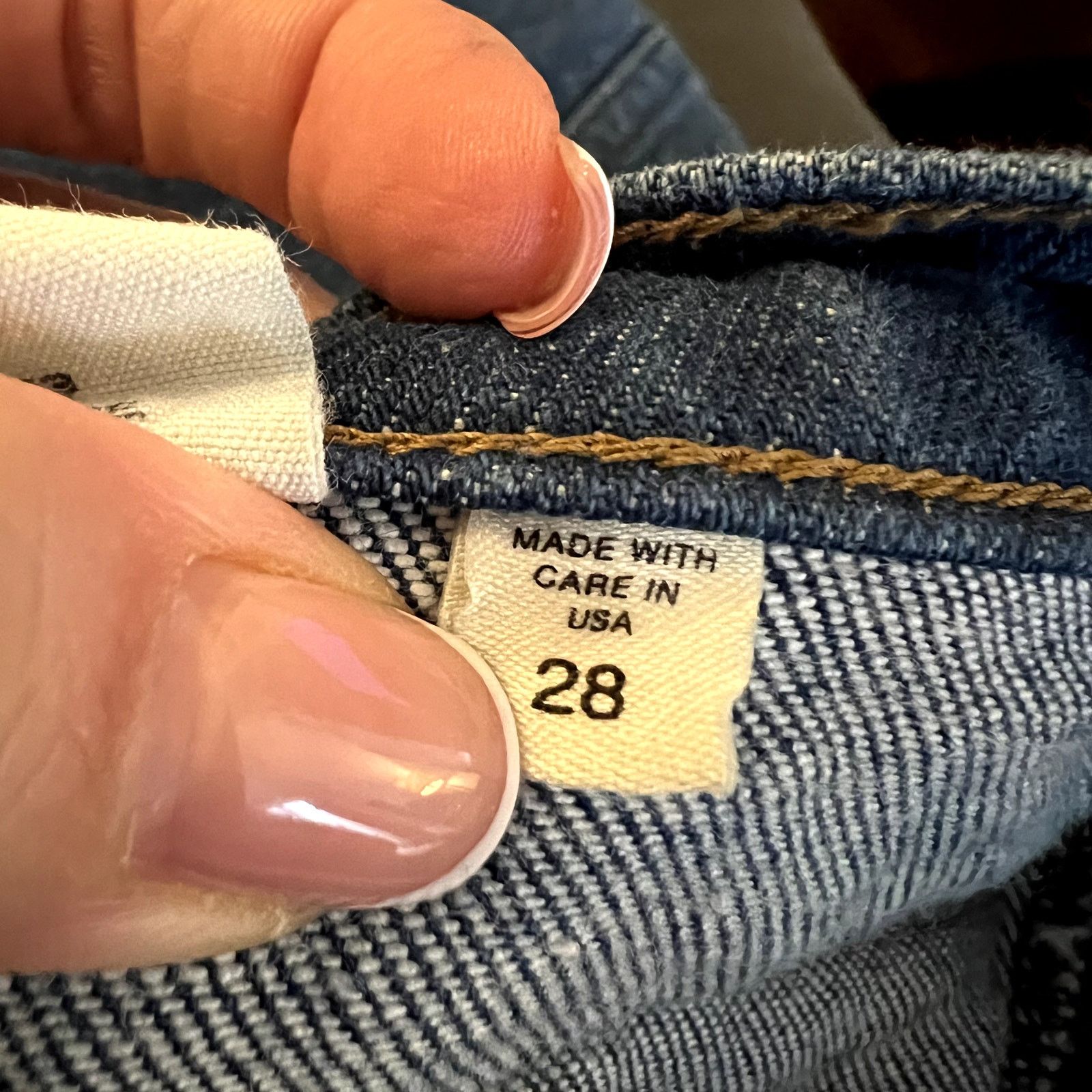 DOEN Doen Nikita Blue Jeans organic cotton size 28 sailor style Size 28" / US 6 / IT 42 - 7 Thumbnail