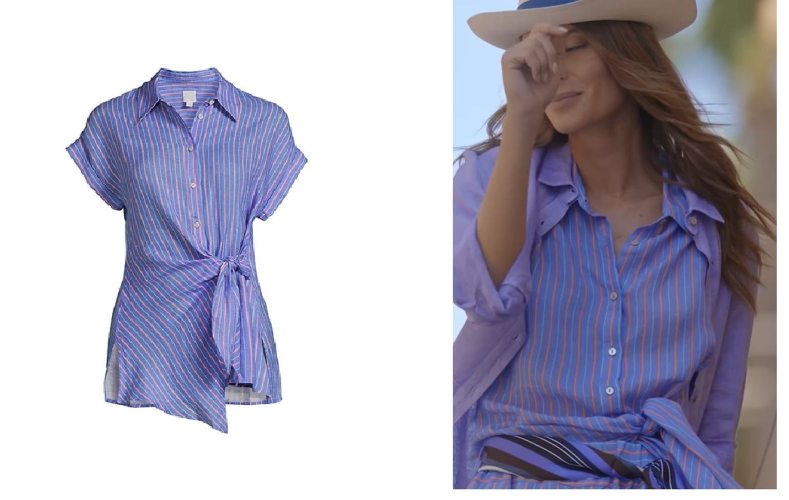 120% Lino Linen shirt striped top Size XS / US 0-2 / IT 36-38 - 7 Thumbnail