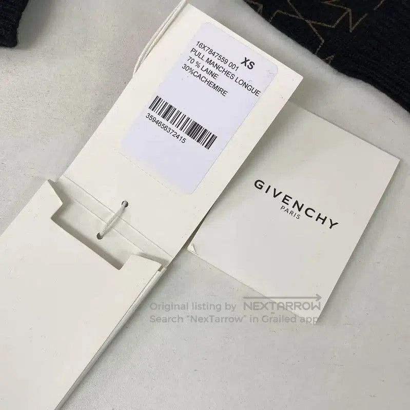 Givenchy Givenchy Color Block Wool Long Sleeve Sweatshirt . Size XS / US 0-2 / IT 36-38 - 8 Thumbnail