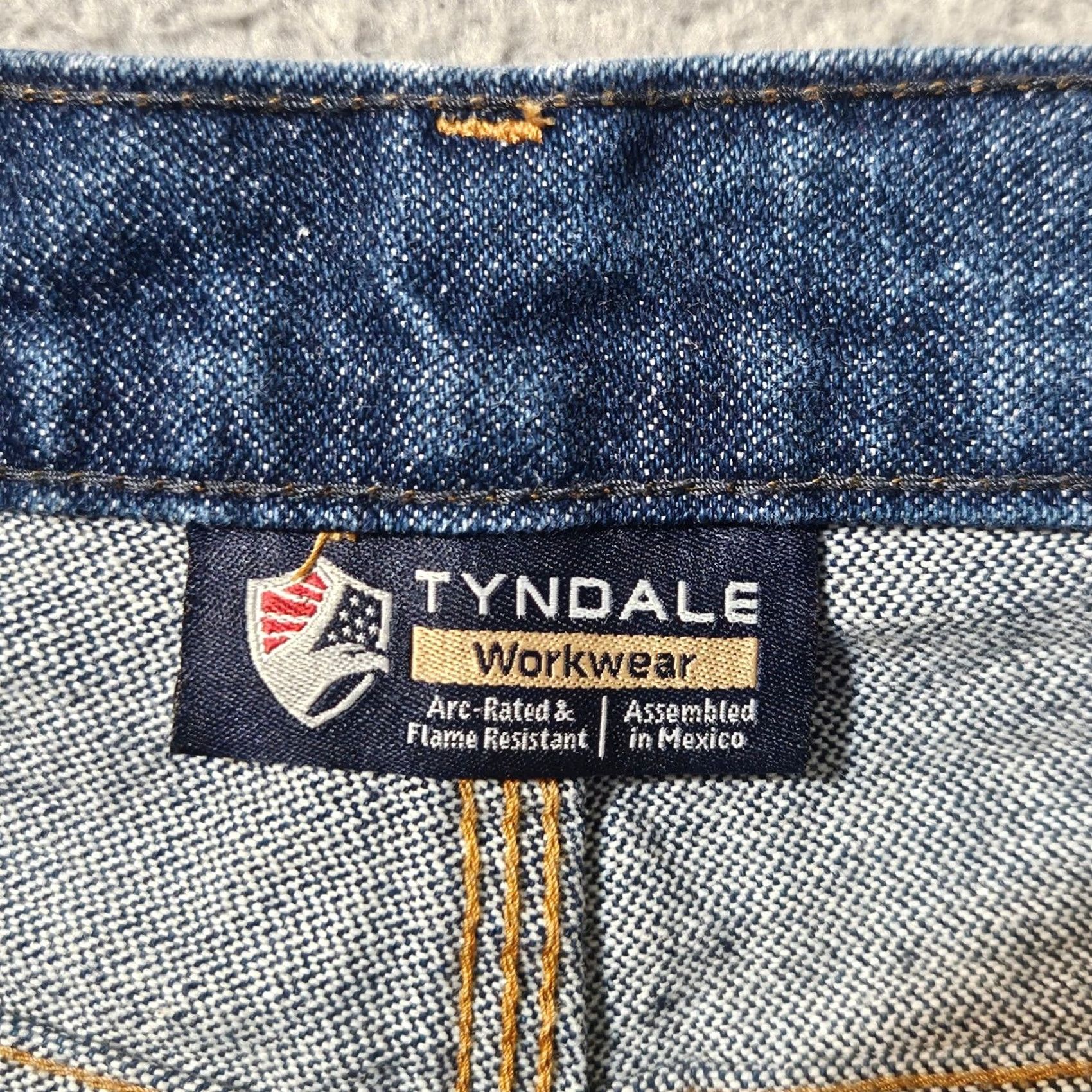 Denime TYNDALE FR J230T Flame Resistant FR Denim Jeans Classic Relaxed Mens 42 x 32 Size US 42 / EU 58 - 3 Thumbnail