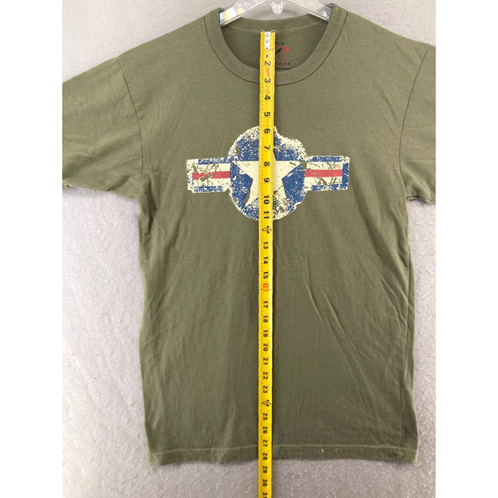 Rothco Rothco Mens TShirt M Green Army Marines Jersey Crew Neck Short Sleeve Cotton Polyester Size US M / EU 48-50 / 2 - 4 Thumbnail