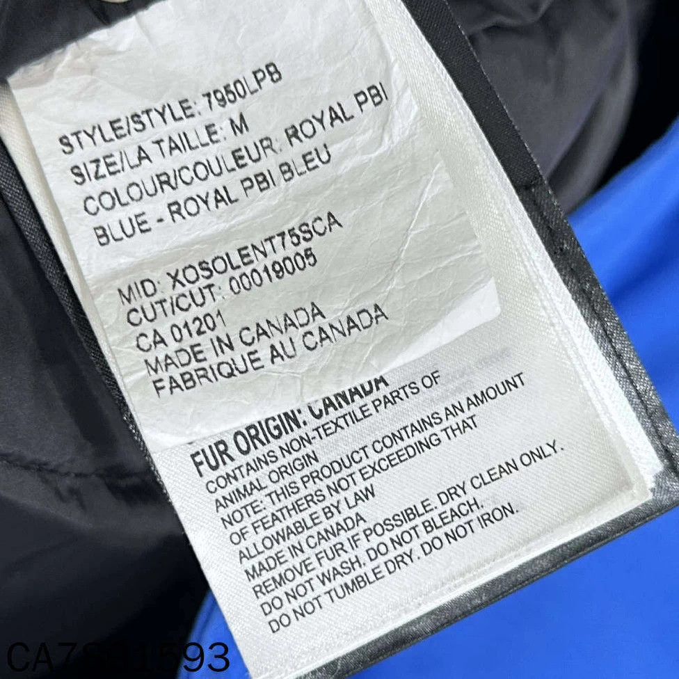 Canada Goose Canada Goose "Jewel Blue" Bomber Down Jacket M Size US M / EU 48-50 / 2 - 8 Thumbnail