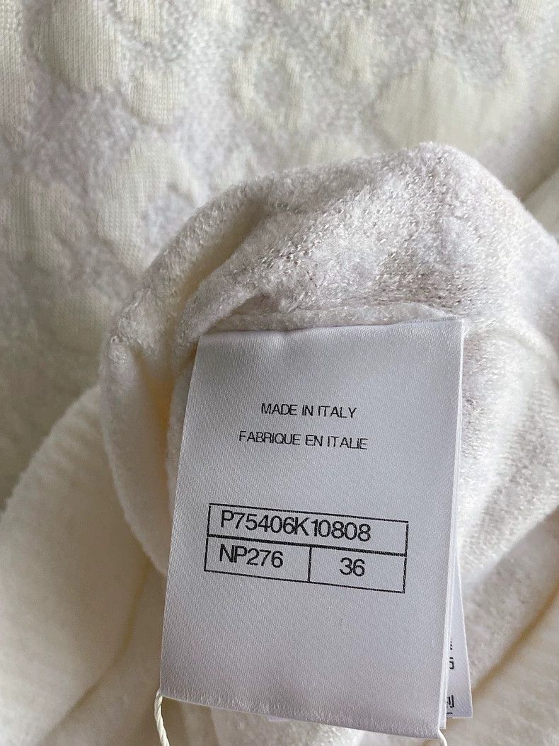 Chanel Chanel 23A double C buckle dark pattern jacquard long slee Size XS / US 0-2 / IT 36-38 - 7 Thumbnail