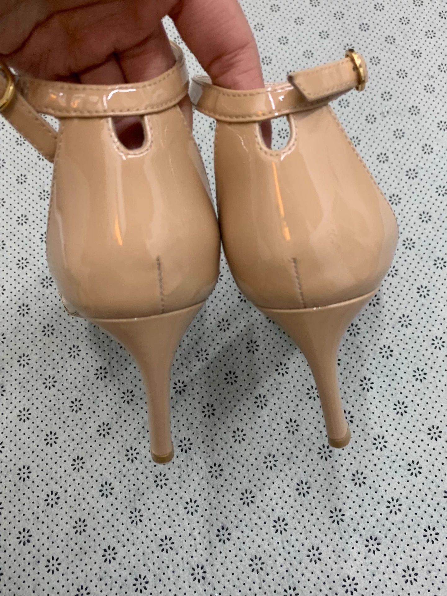 Stuart Weitzman SW nude pink one-strap heels 38.5 Size US 7.5 / IT 37.5 - 3 Thumbnail