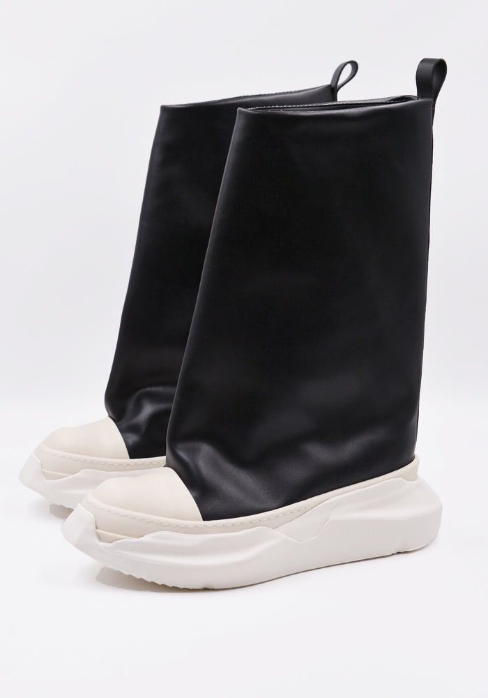 Rick Owens × Rick Owens Drkshdw NEW RICK OWENS DRKSHDW FOGACHINE ABSTRACT ELEPHANT BOOTS 45 Size US 12 / EU 45 - 5 Thumbnail