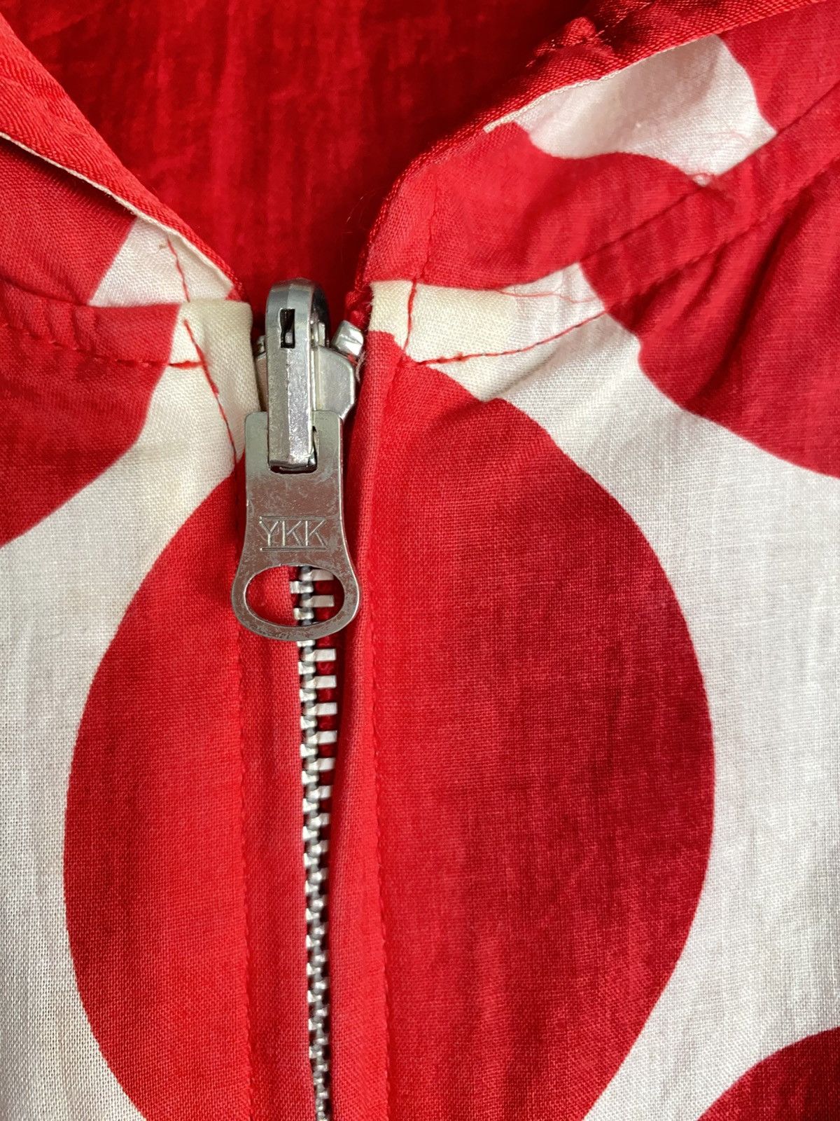 MICHIKO Red Reversible Hoodie Jacket