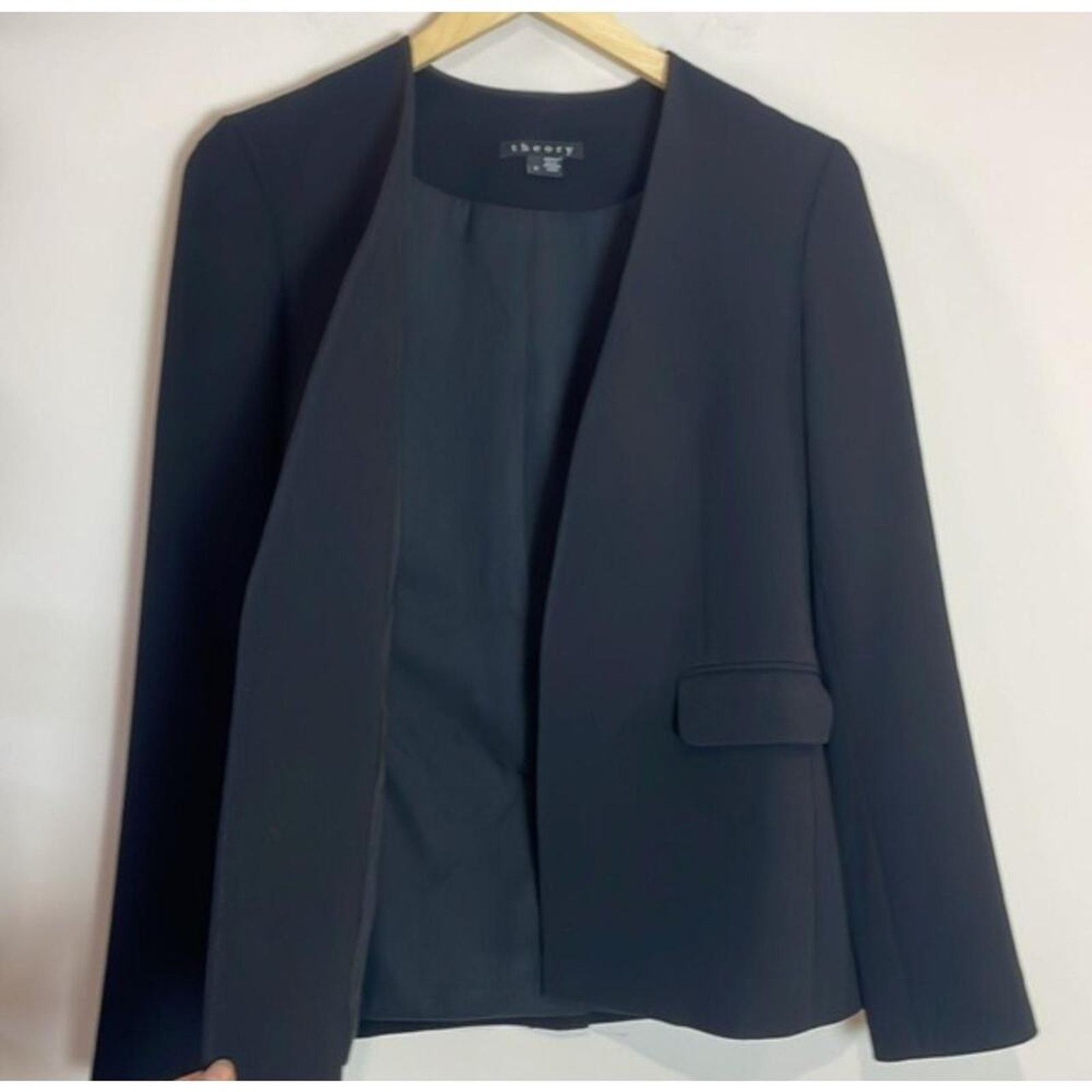 Theory Theory- women’s open front wool blazer-Sz 6 Size M / US 6-8 / IT 42-44 - 2 Thumbnail
