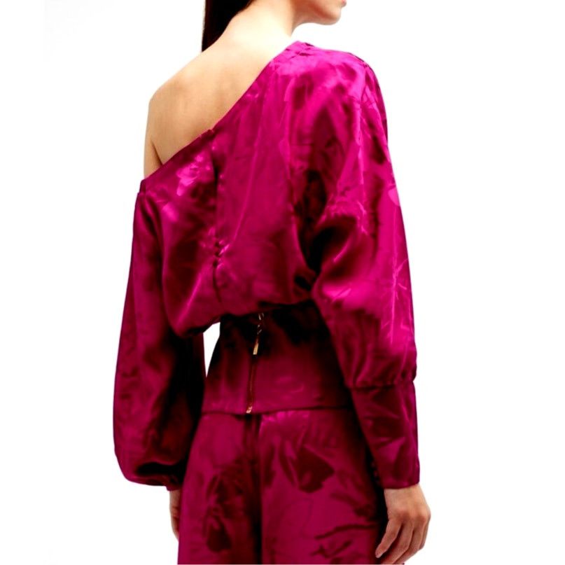 Other Silvia Tcherassi Sirmione Blouse Mulberry Floral XS Size XS / US 0-2 / IT 36-38 - 5 Thumbnail