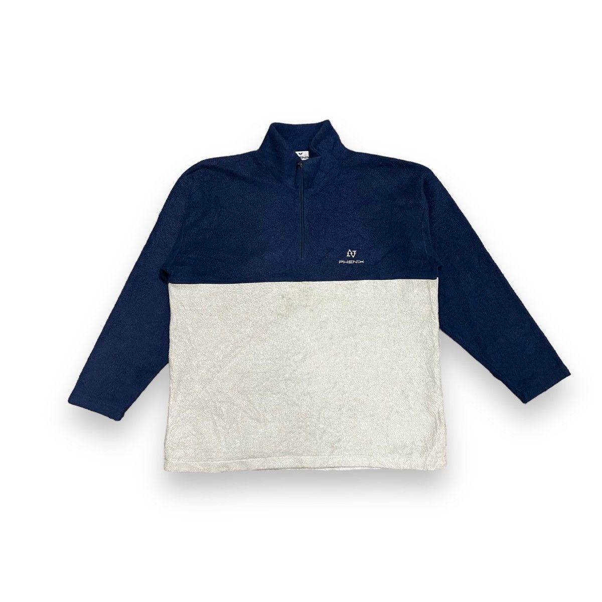 Phenix 🇯🇵 VINTAGE PHENIX HALF ZIPPER FLEECE TWO TONE JACKET Size US XL / EU 56 / 4 - 1 Thumbnail