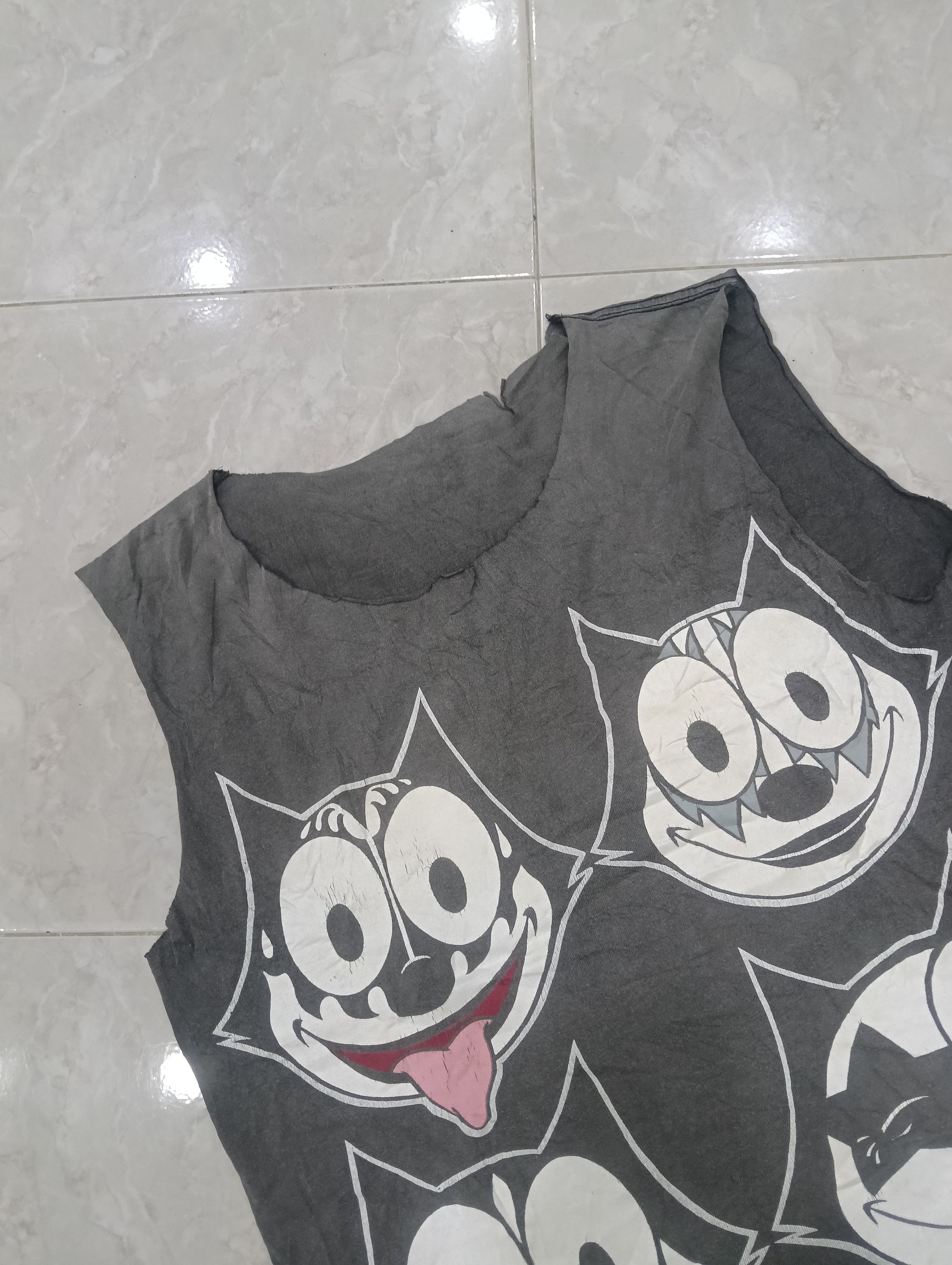 Felix True Vintage Felix The Cat X Kiss Sleeveless Size US L / EU 52-54 / 3 - 3 Thumbnail
