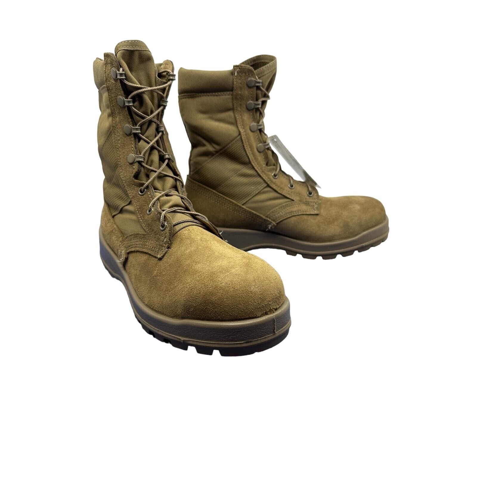 Belleville Belleville Mens 11.5r Steel Toe Hot Weather Boots AFSTC 2055 Size US 11.5 / EU 44-45 - 2 Thumbnail