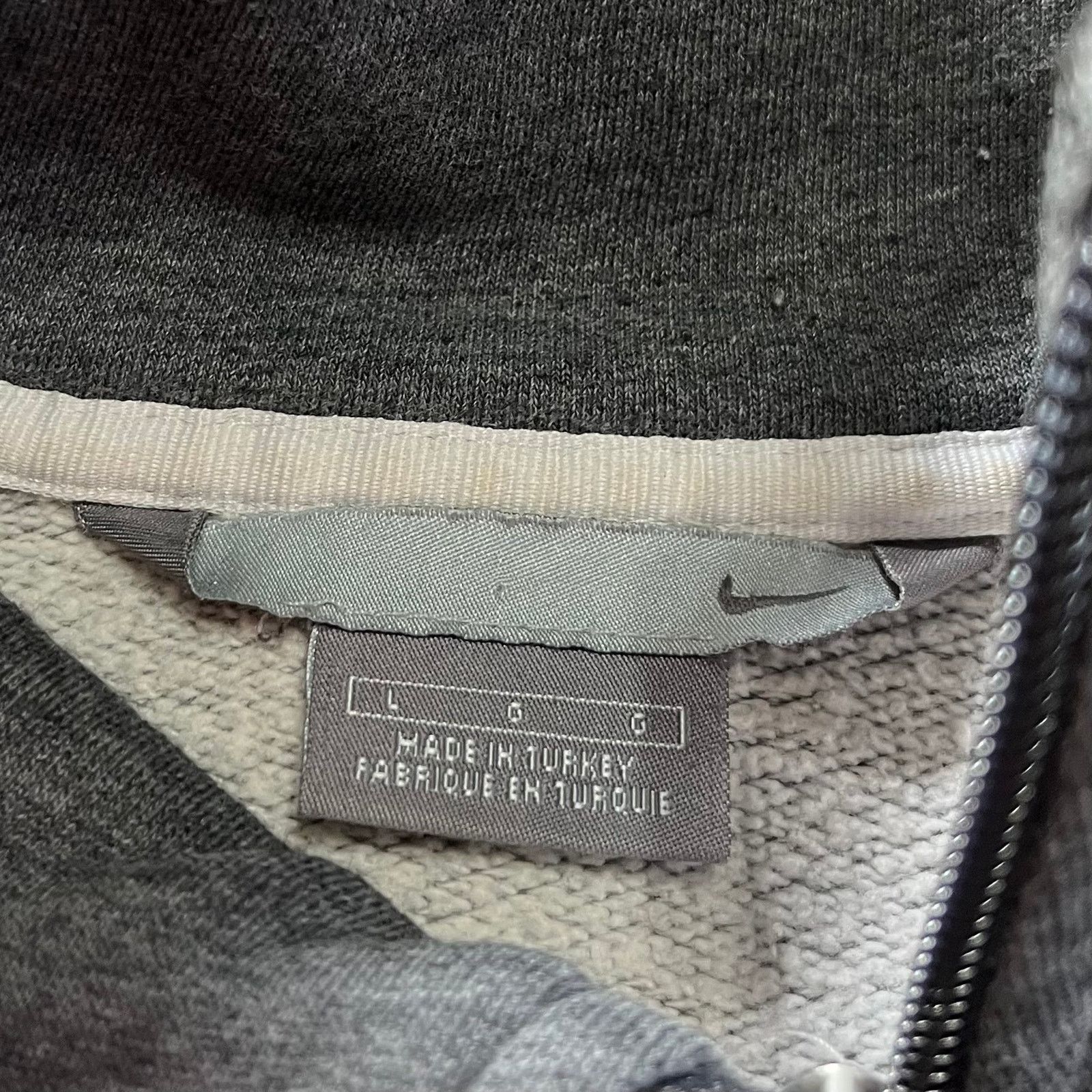Nike Nike Y2K Grey Fleece Full Zip Grey Track Jacket Large Size US L / EU 52-54 / 3 - 3 Thumbnail