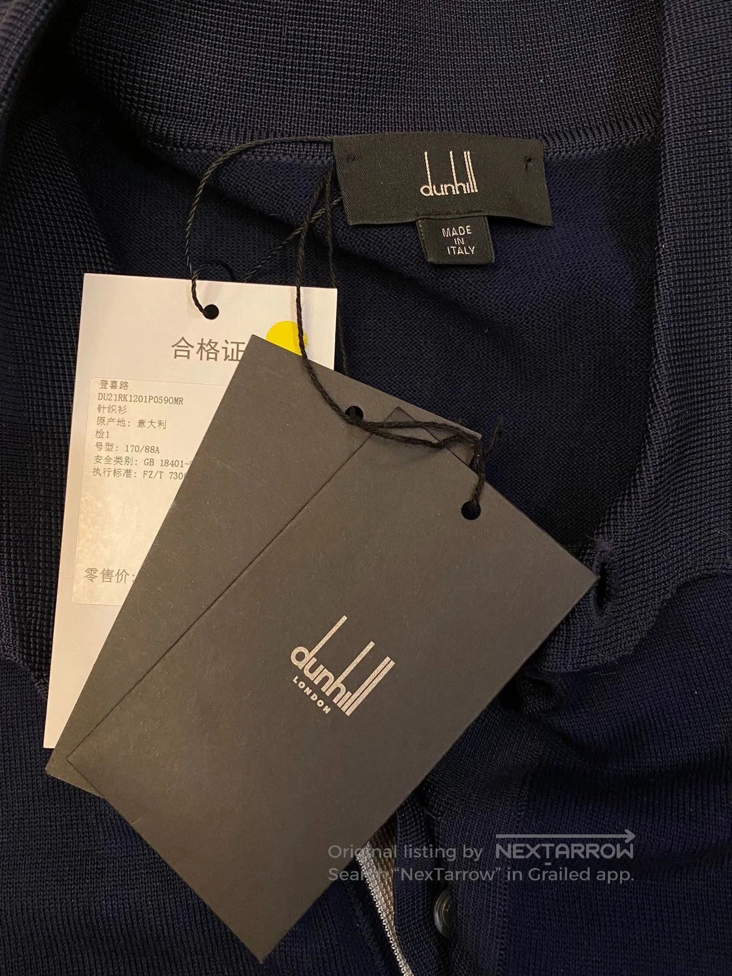 Alfred Dunhill Short Sleeve Polo Shirt. Size US M / EU 48-50 / 2 - 6 Thumbnail