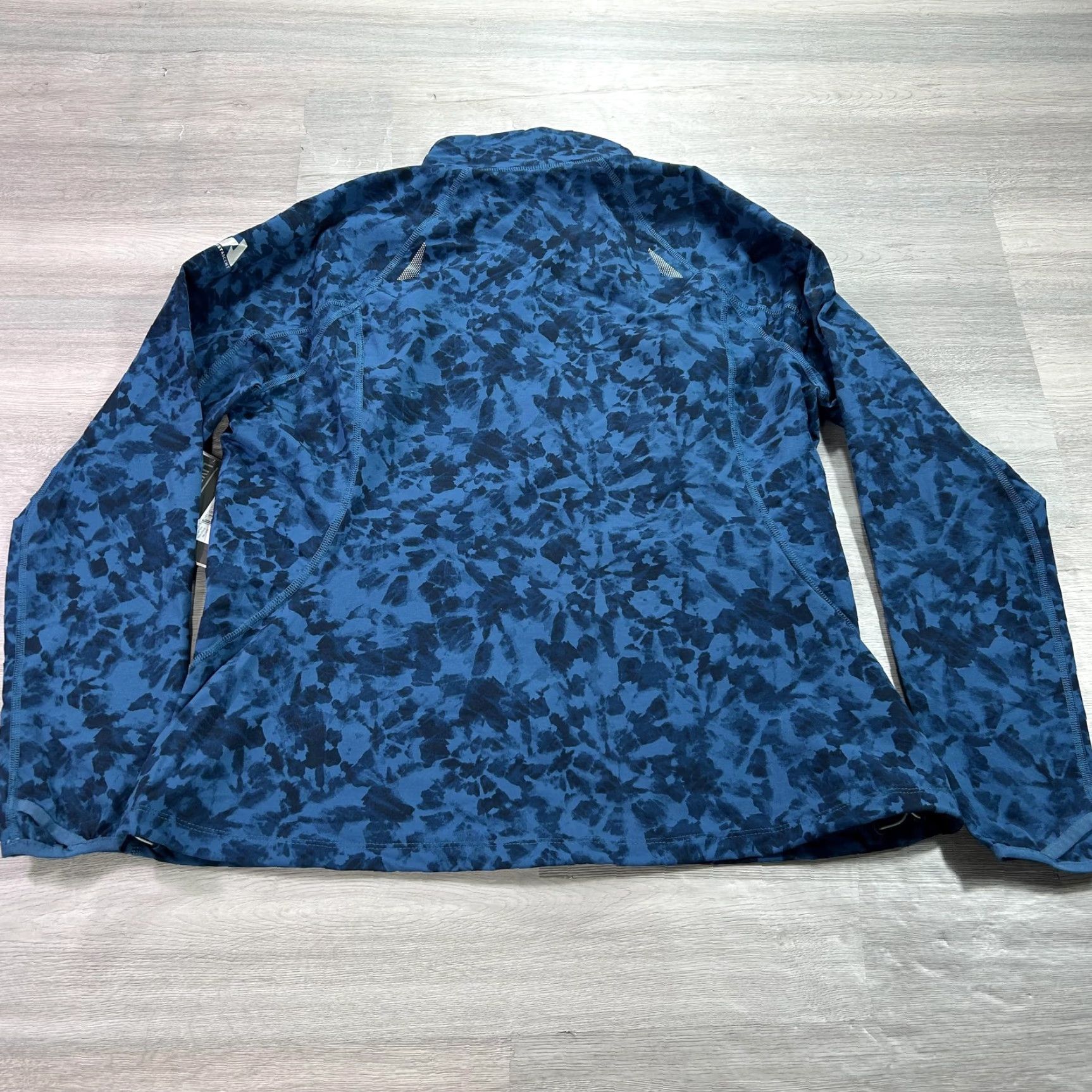 Eddie Bauer Eddie Bauer First Ascent Jacket Womens XL Blue Camo Softshell Zip Stretch Size XL / US 12-14 / IT 48-50 - 2 Thumbnail