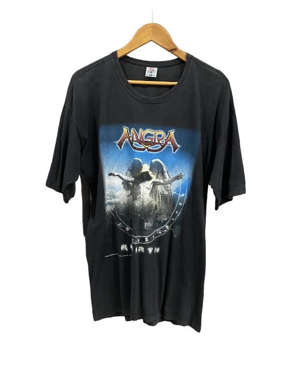 Band Tees ✅ VINTAGE ANGRA Brazilian metal band Rebirth album 2001 tee Size US M / EU 48-50 / 2 - 1 Thumbnail