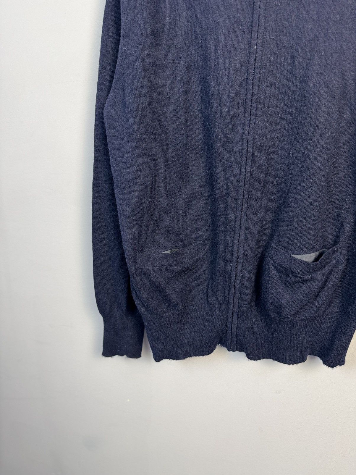 Allsaints × Vintage Rare Allsaints ripped design wool/nylon/cashmere sweater Size US L / EU 52-54 / 3 - 3 Thumbnail