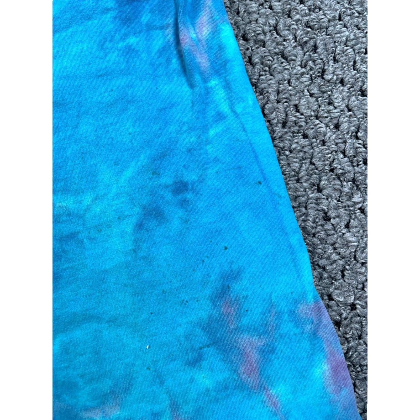 Vintage VINTAGE Sundog Graphic Print Tie Dye T-Shirt Adult XL Blue Yellow 90s Hippie Men's Size US XL / EU 56 / 4 - 5 Thumbnail