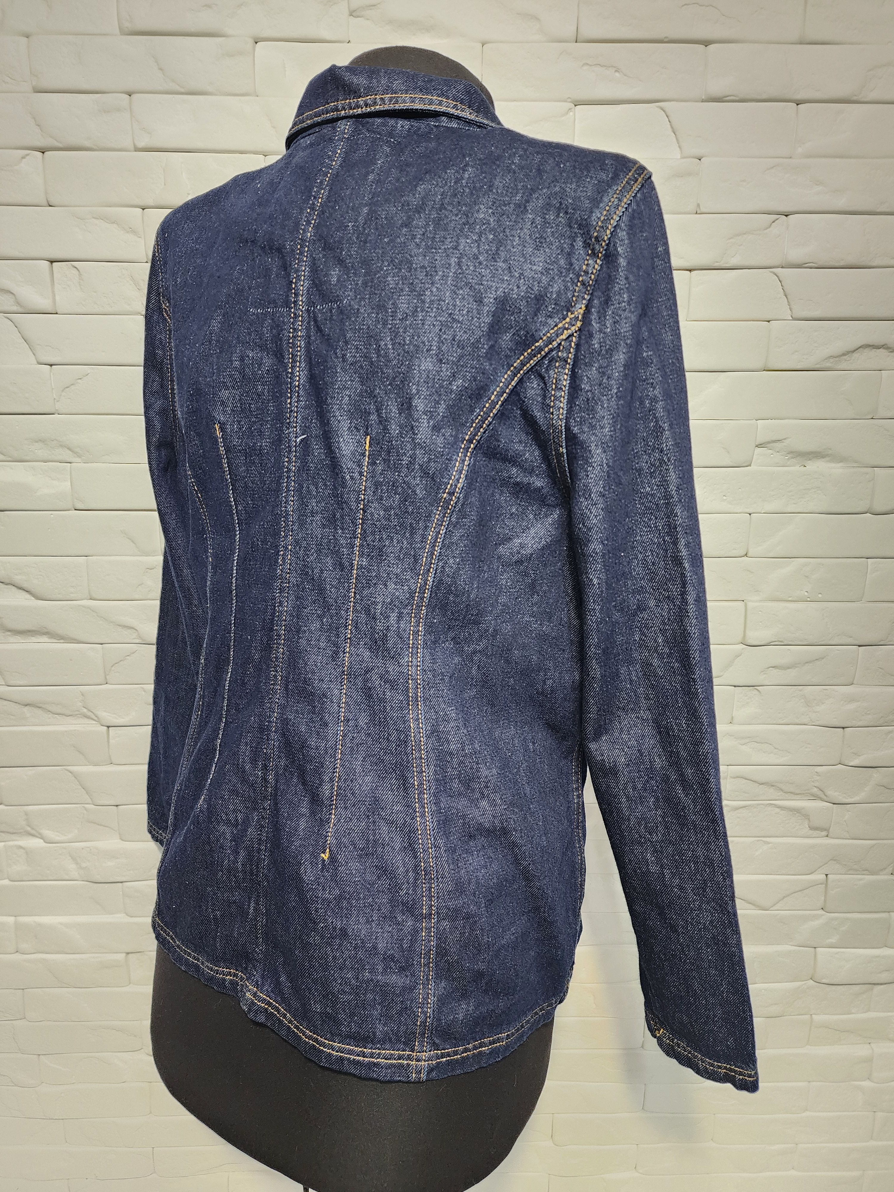 River Island Women's denim jacket with gold buttons. Size XL / US 12-14 / IT 48-50 - 5 Thumbnail