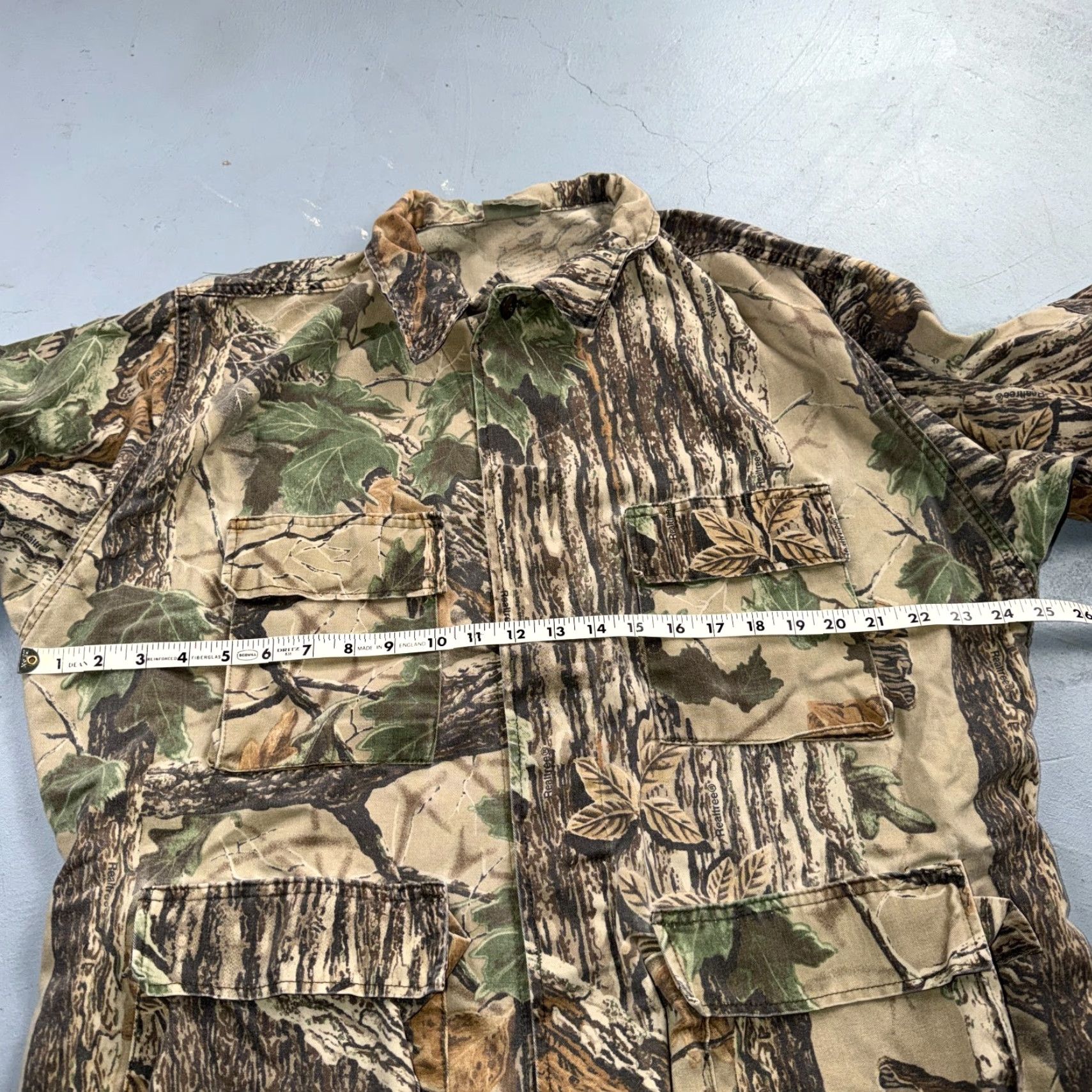 Realtree VINTAGE Military Jacket Mens L Realtree Camo Combat Coat Tactical Field 90s Shirt/Coat Mens L Camouflage 90s Clothing Size US L / EU 52-54 / 3 - 6 Thumbnail