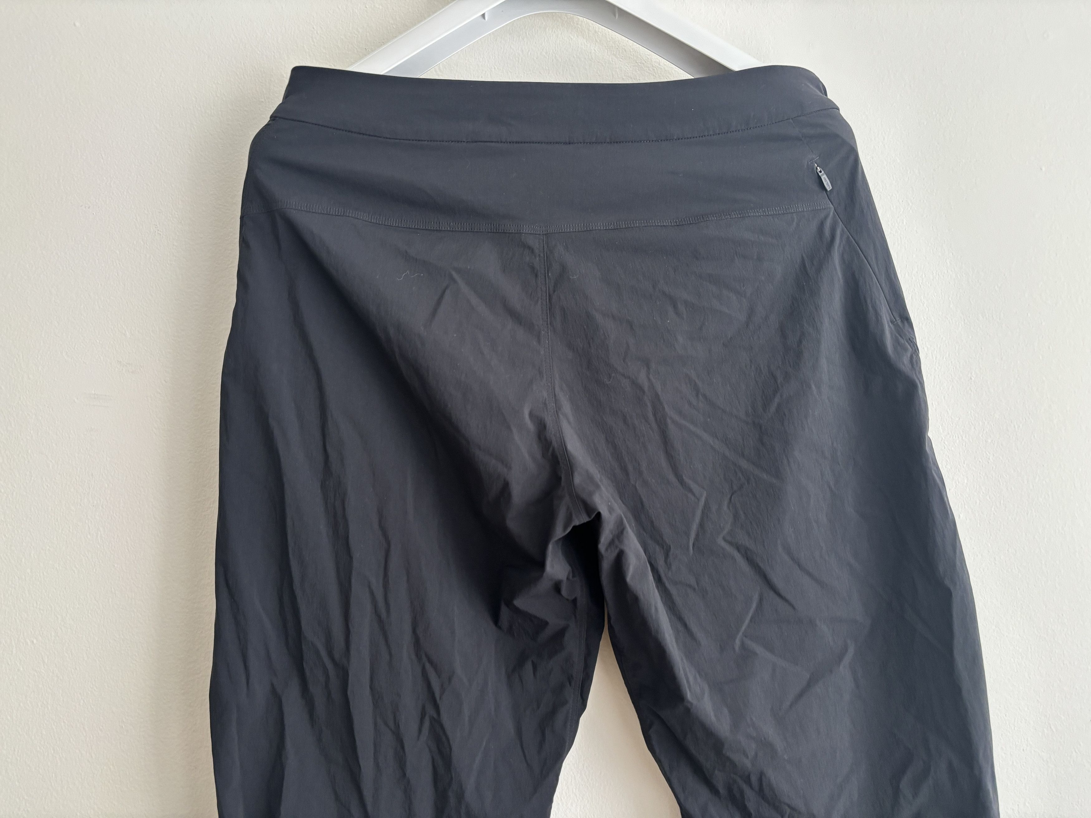 Black Nylon Acrople Joggers/ Hiking/ Running Pants- 32