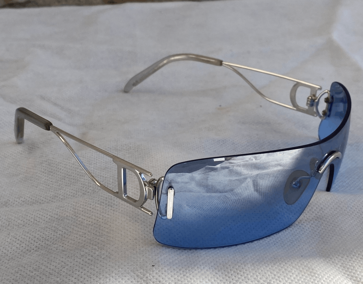 Dior Dior Sunglasses Miss Diorella Mask Shield Sport Bike Vintage Size ONE SIZE - 2 Thumbnail