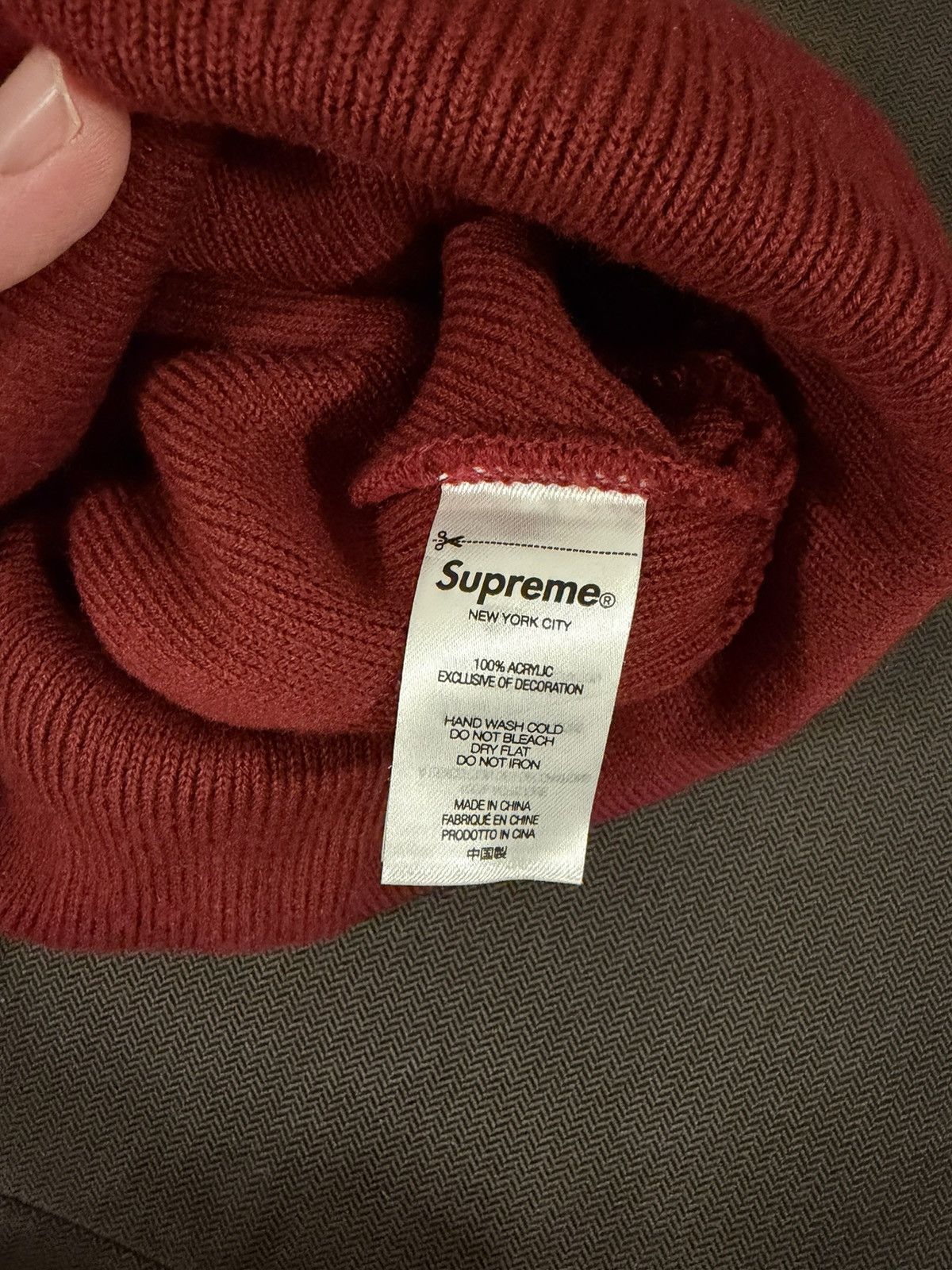 Supreme Supreme Motion Logo beanie Size ONE SIZE - 3 Thumbnail