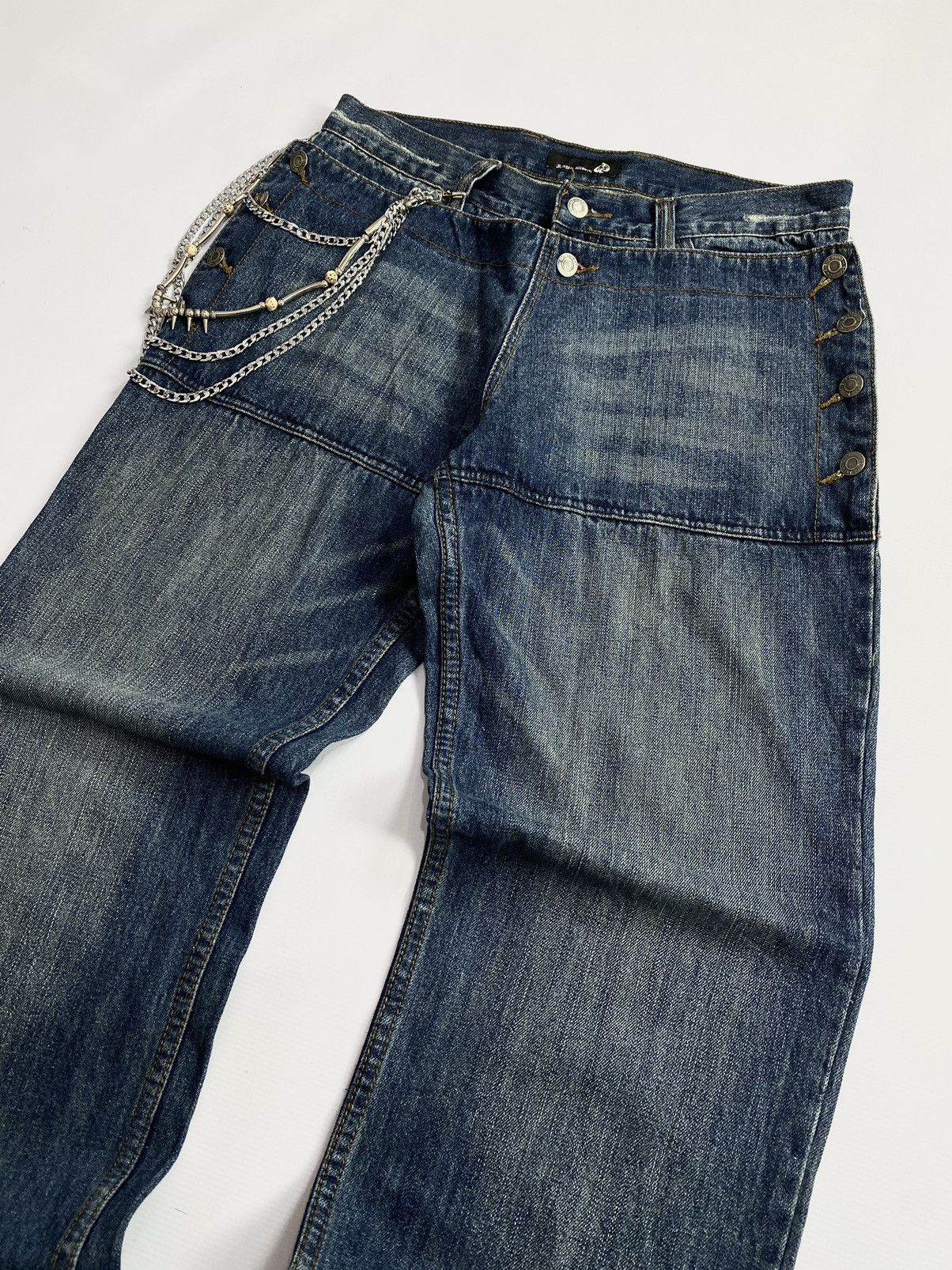 If Six Was Nine × Japanese Brand × Le Grande Bleu (L.G.B.) 2000s Jungle Strom Hidden Pocket Pant Size US 33 - 4 Thumbnail