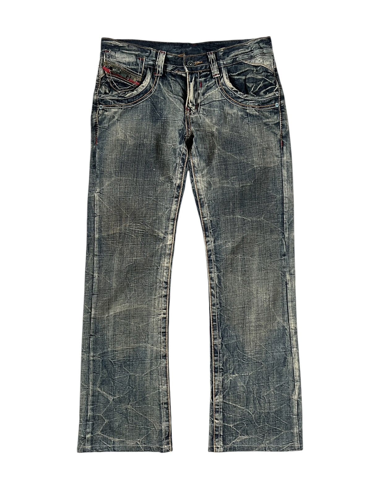 If Six Was Nine × Japanese Brand × semanticdesign Semantic Design Boot Cut Denim Size 32" / US 10 / IT 46 - 3 Thumbnail