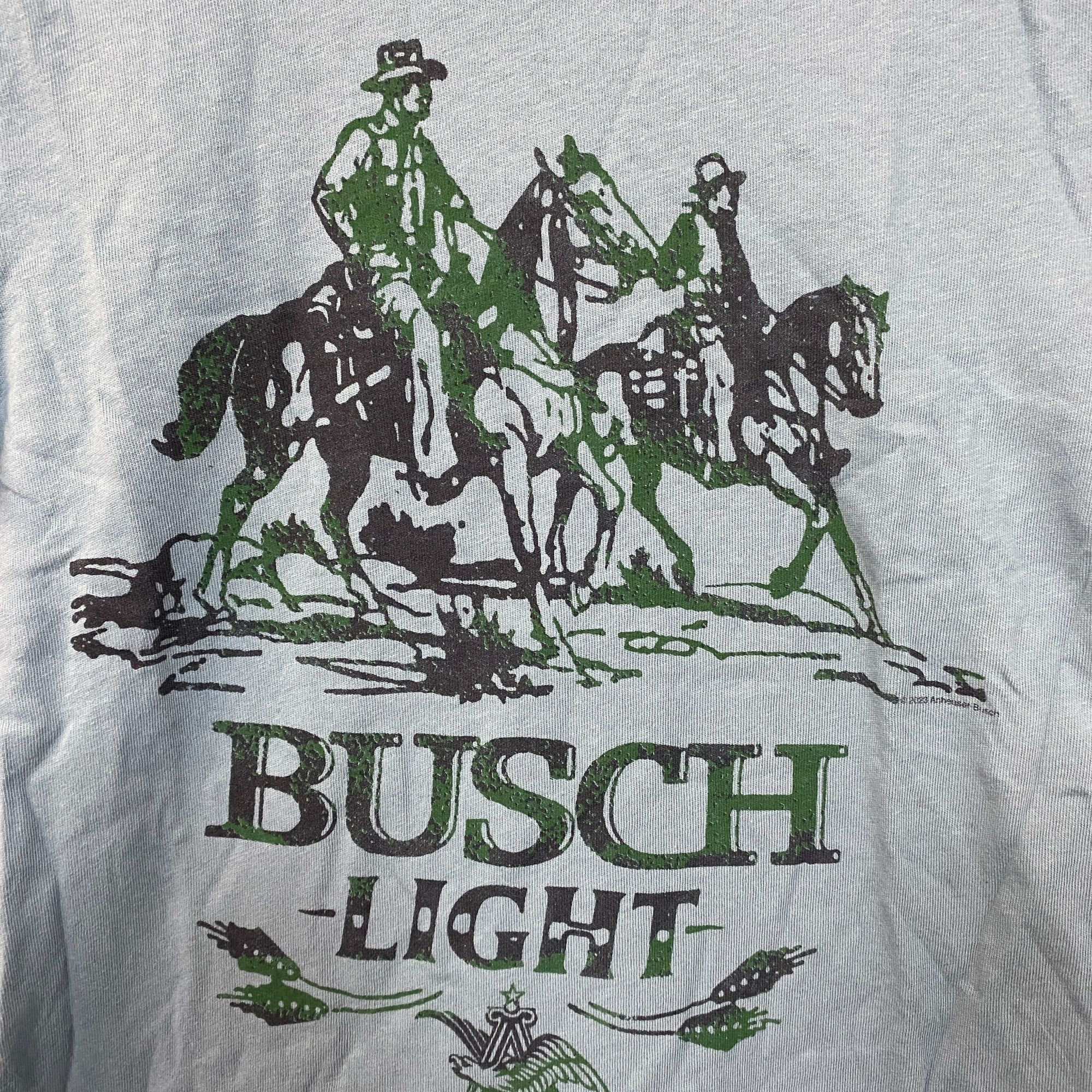 Junk Food Junk Food Clothing Busch Light Vintage-Style T-Shirt XS Size US XS / EU 42 / 0 - 2 Thumbnail