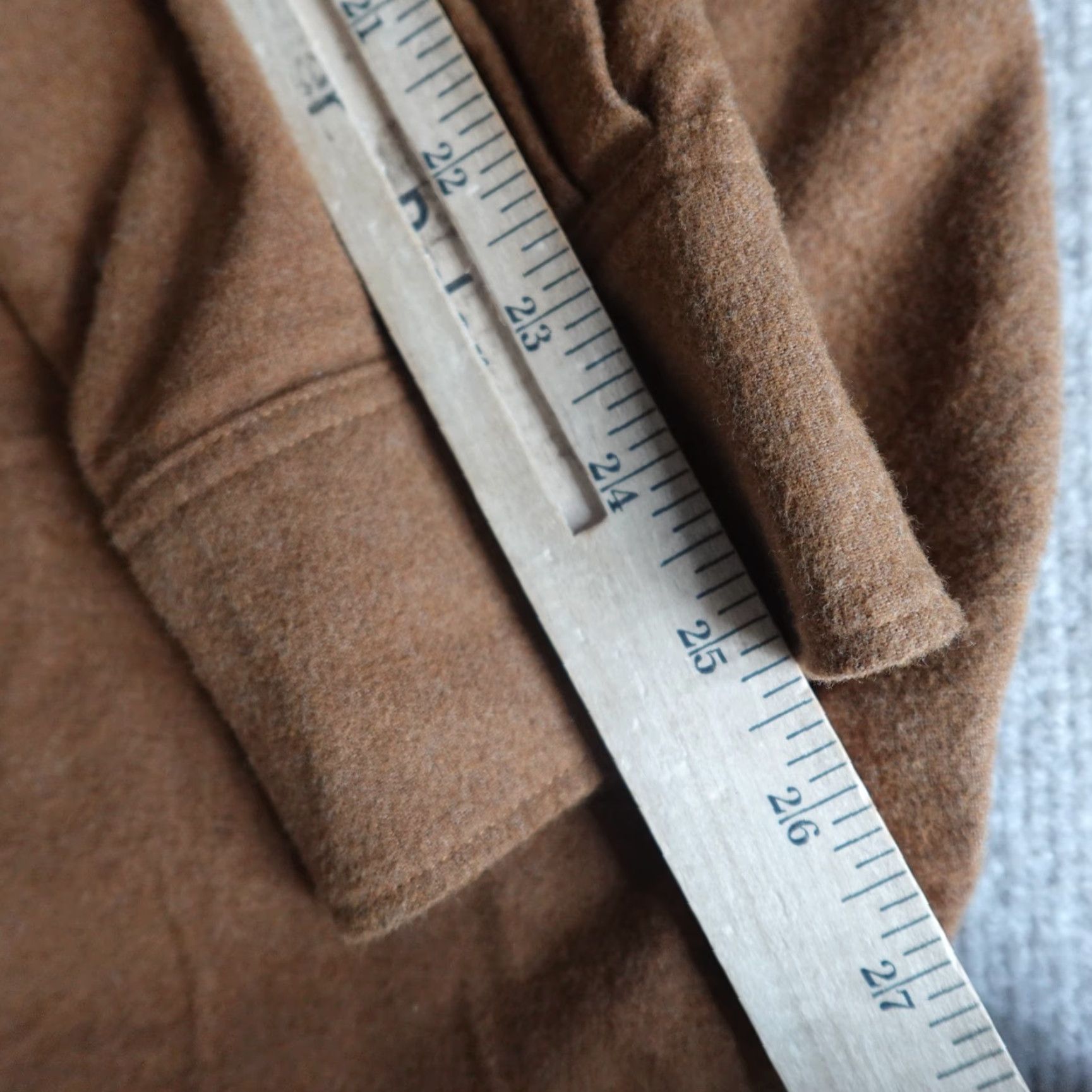 Muji MUJI Mens Shirt XL Beige Solid Button Down Flannel Solid 100% Cotton Size US XL / EU 56 / 4 - 7 Thumbnail