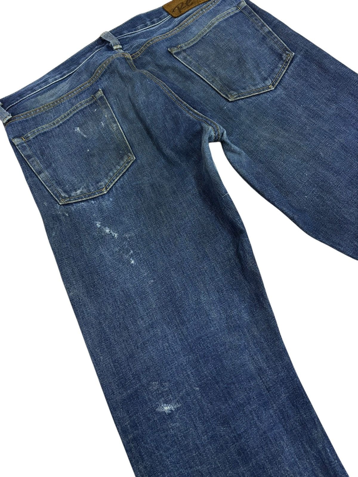Japanese Brand × Self Edge Vintage RE Journal Standard Selvedge Distressed Jeans Size US 34 / EU 50 - 6 Thumbnail