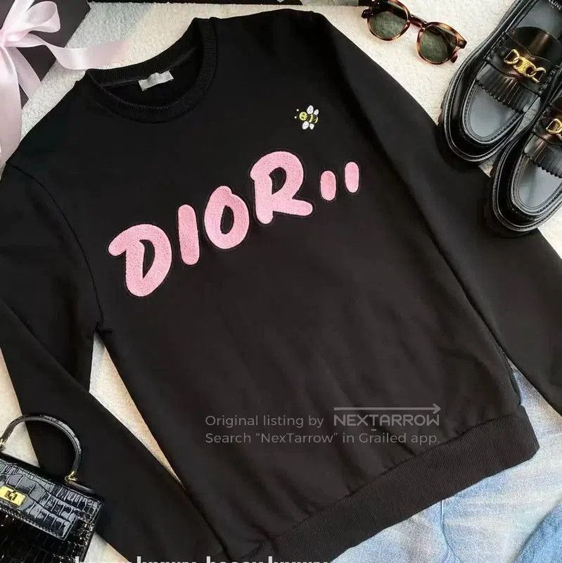 Dior Dior Women's Black Cotton Sweatshirt . Size XS / US 0-2 / IT 36-38 - 4 Thumbnail