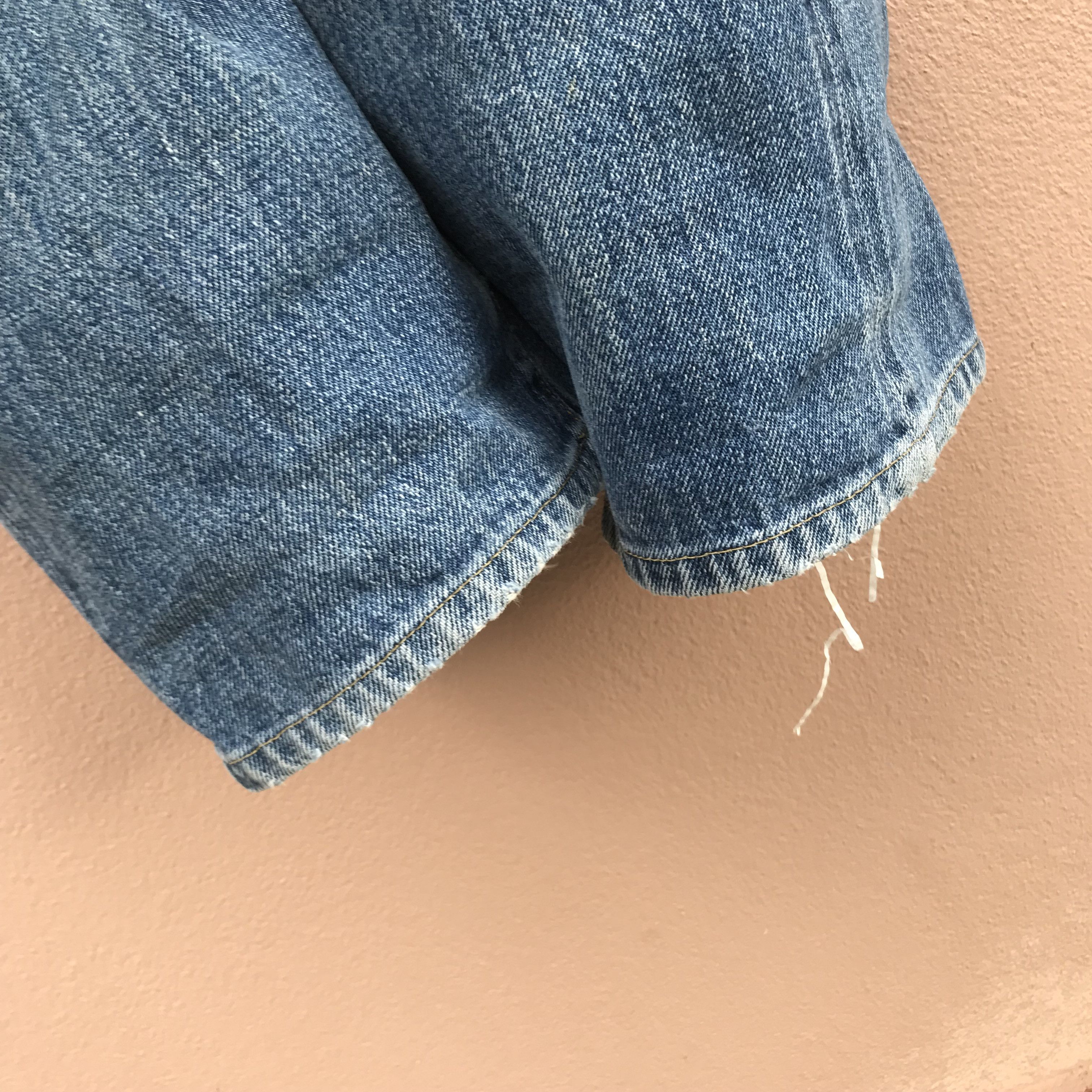 Denime Denime Selvedge Jeans Distressed Ripped Workwear Size US 30 / EU 46 - 9 Thumbnail