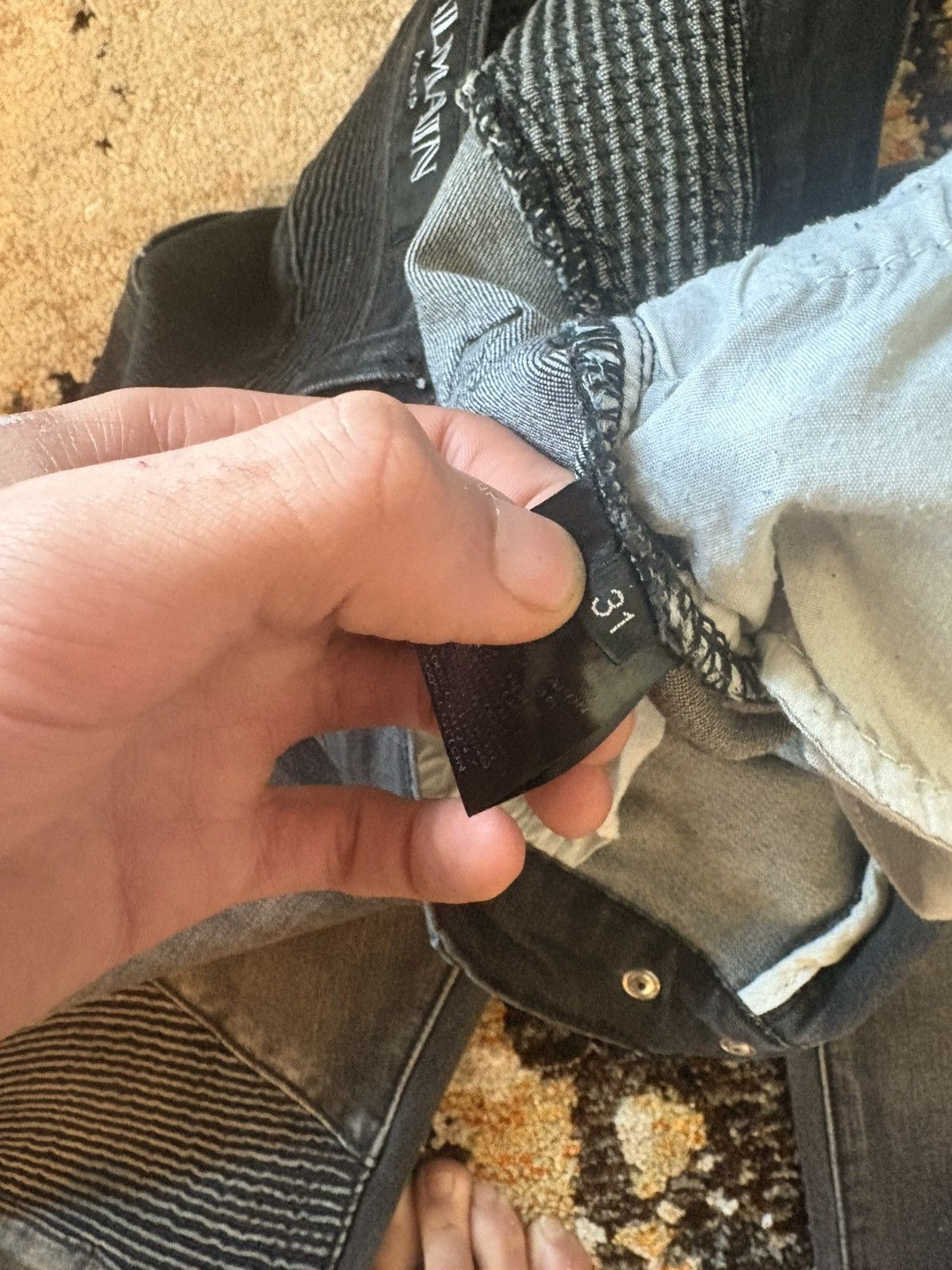 Balmain Balmain Bikers Size US 32 / EU 48 - 3 Thumbnail