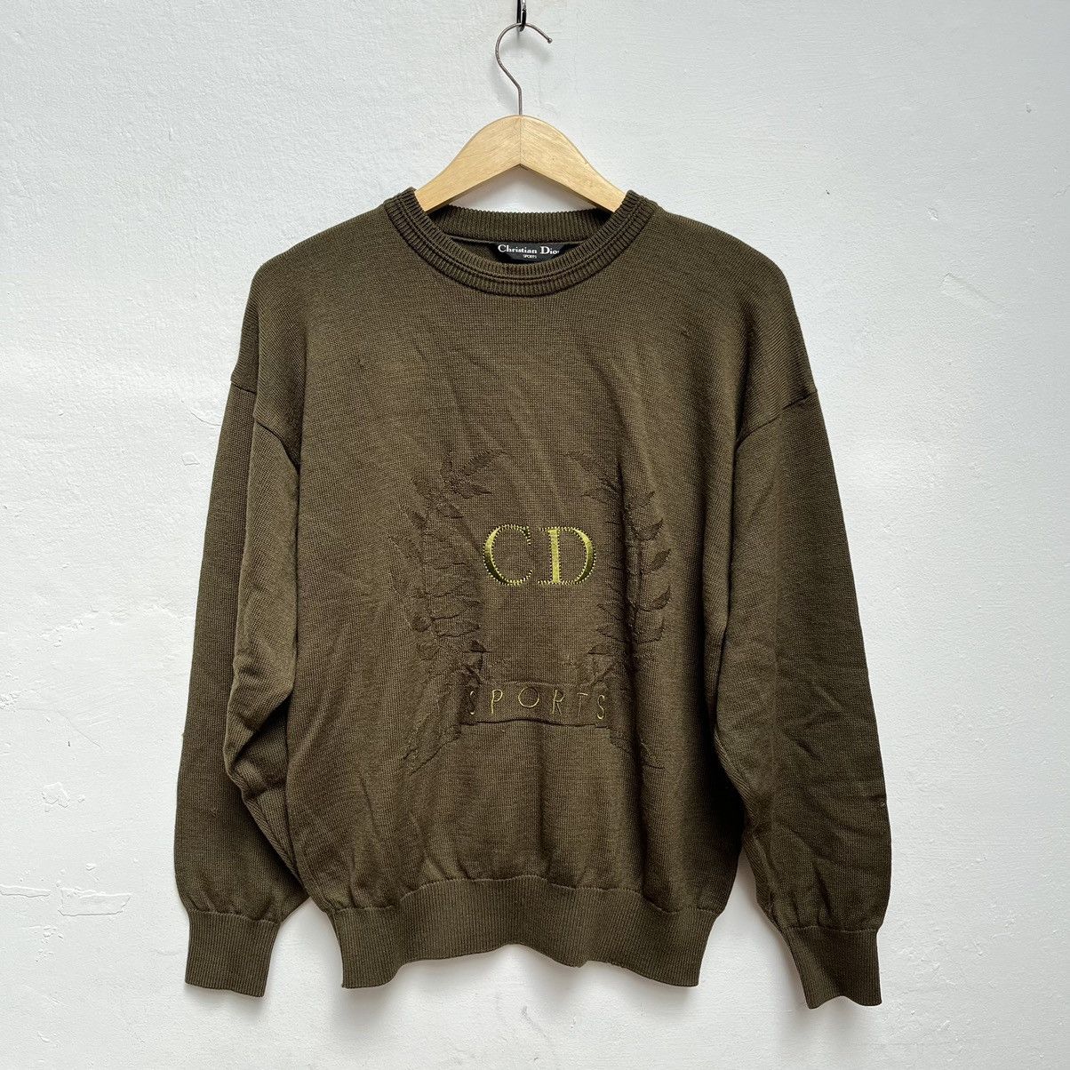 Christian Dior Monsieur × Vintage Rare Christian Dior Sports Knitwear Big Logo Size US M / EU 48-50 / 2 - 3 Thumbnail