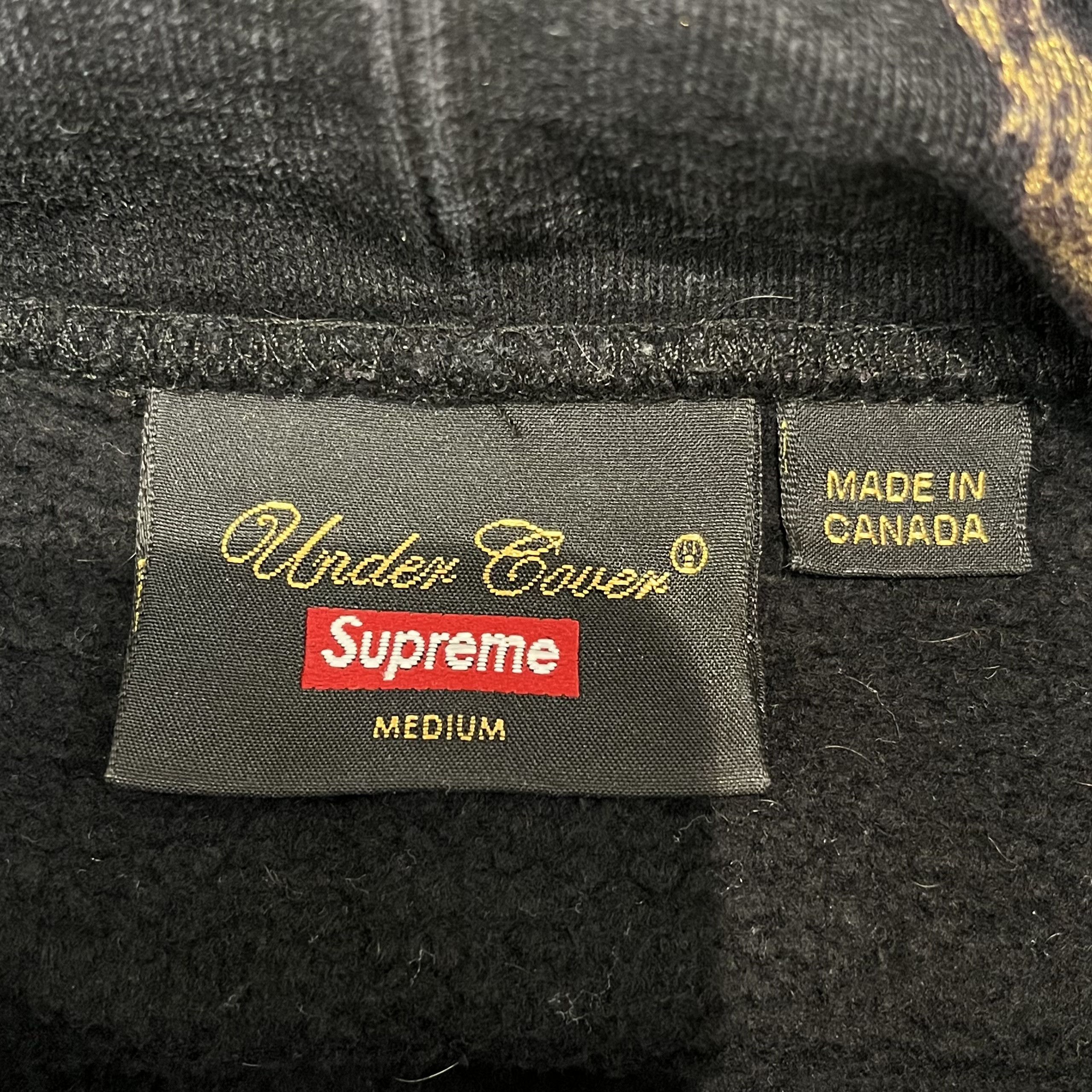 Supreme × Undercover Supreme x Underccover Anarchy Hooded Sweatshirt Black Size US M / EU 48-50 / 2 - 4 Thumbnail
